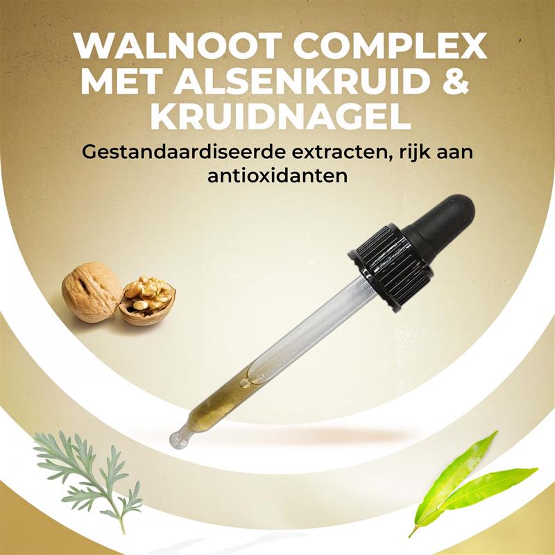 LUTO Complexe de Noix avec absinthe et clou de girofle - extraits végétaux standardisés avec pipette