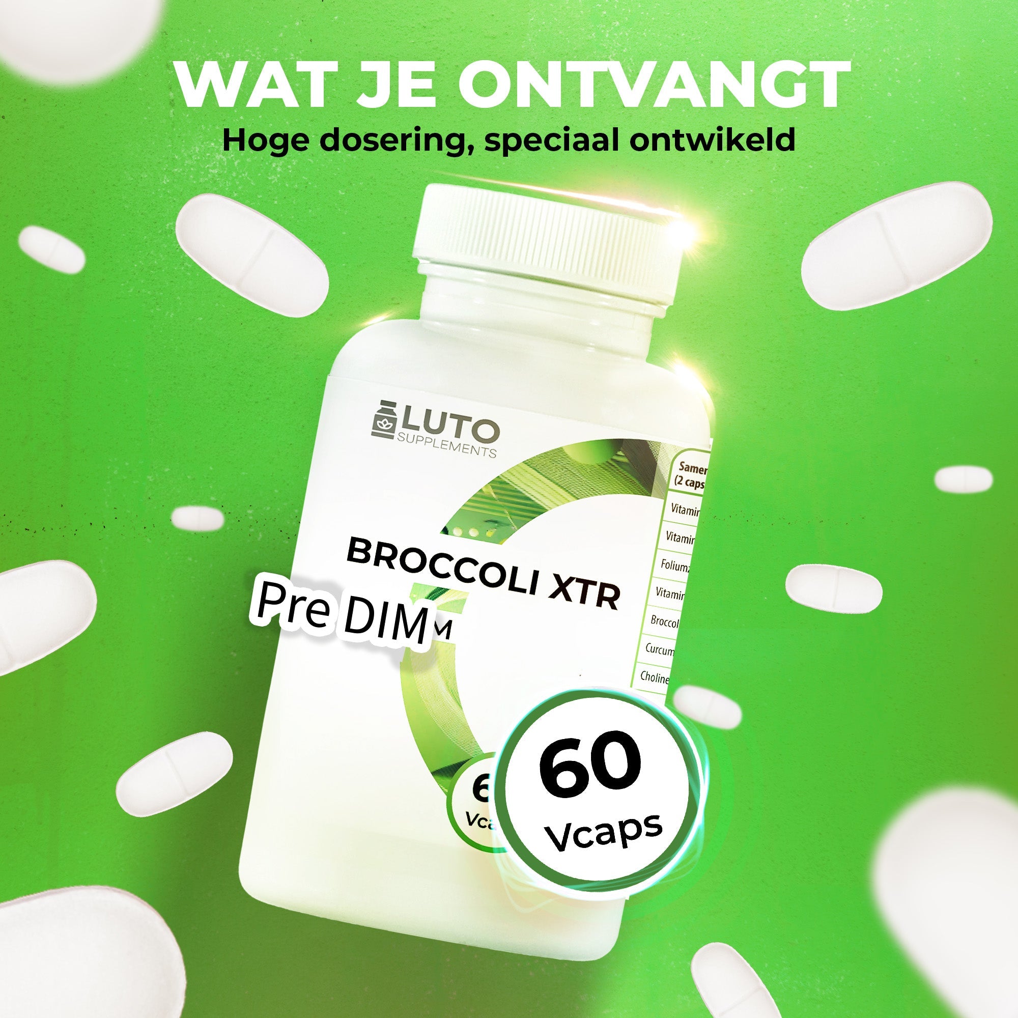Composition de l'extrait de brocoli Luto Supplements