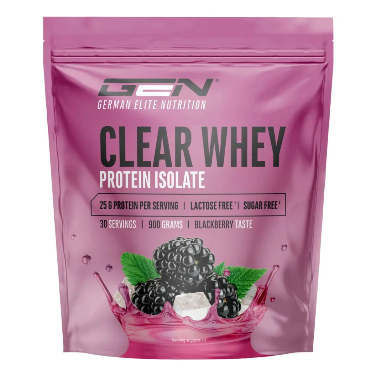 Clear Whey Protein Isolate 900g Mûre - German Elite Nutrition