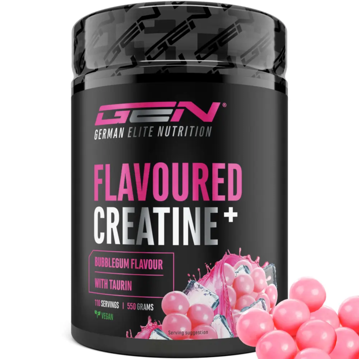 Créatine Aromatisée+ (Créatine Monohydrate & Taurine) | 550 g | German Elite Nutrition