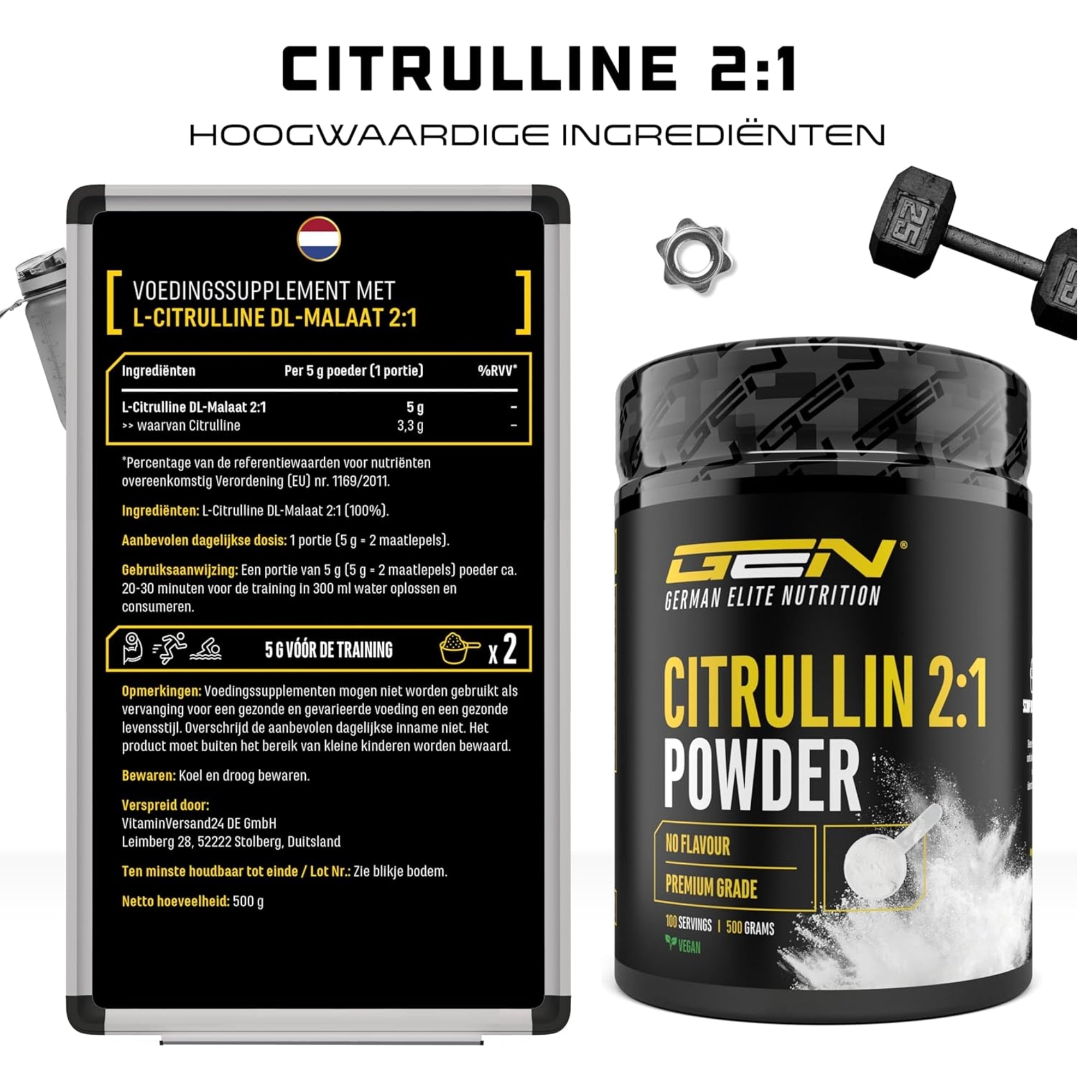 Citrulline DL-Malate GEN étiquette