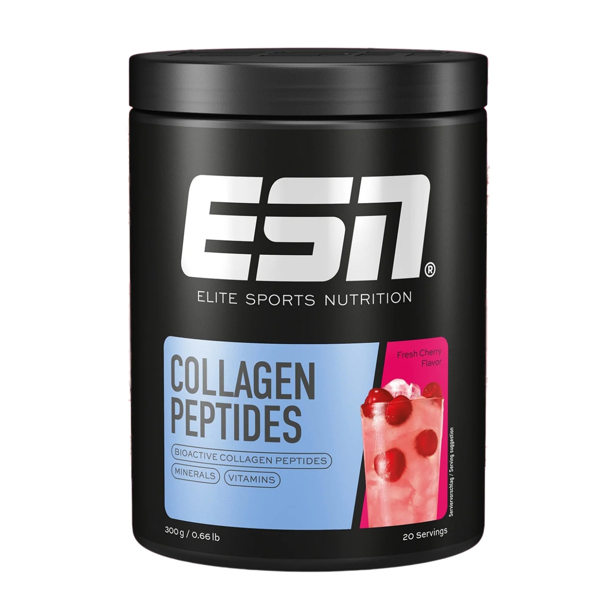 Collagen Peptides Fresh Cherry | 300 g | ESN