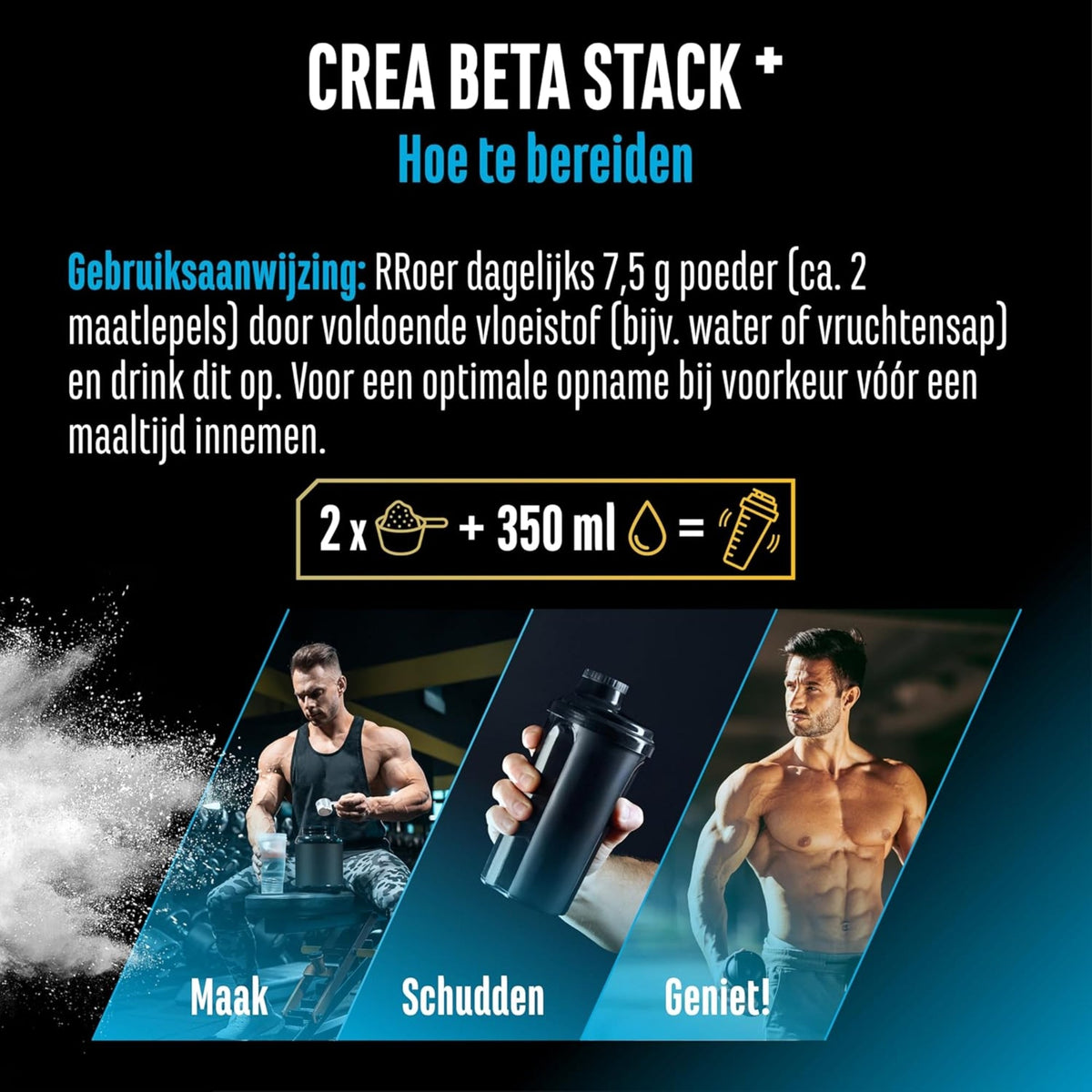 Creatine Beta-Alanine Stack | 750 g | German Elite Nutrition