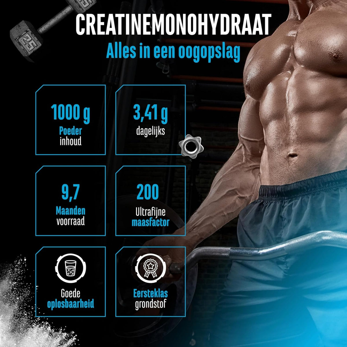 Créatine Monohydrate 1 kg GEN pot