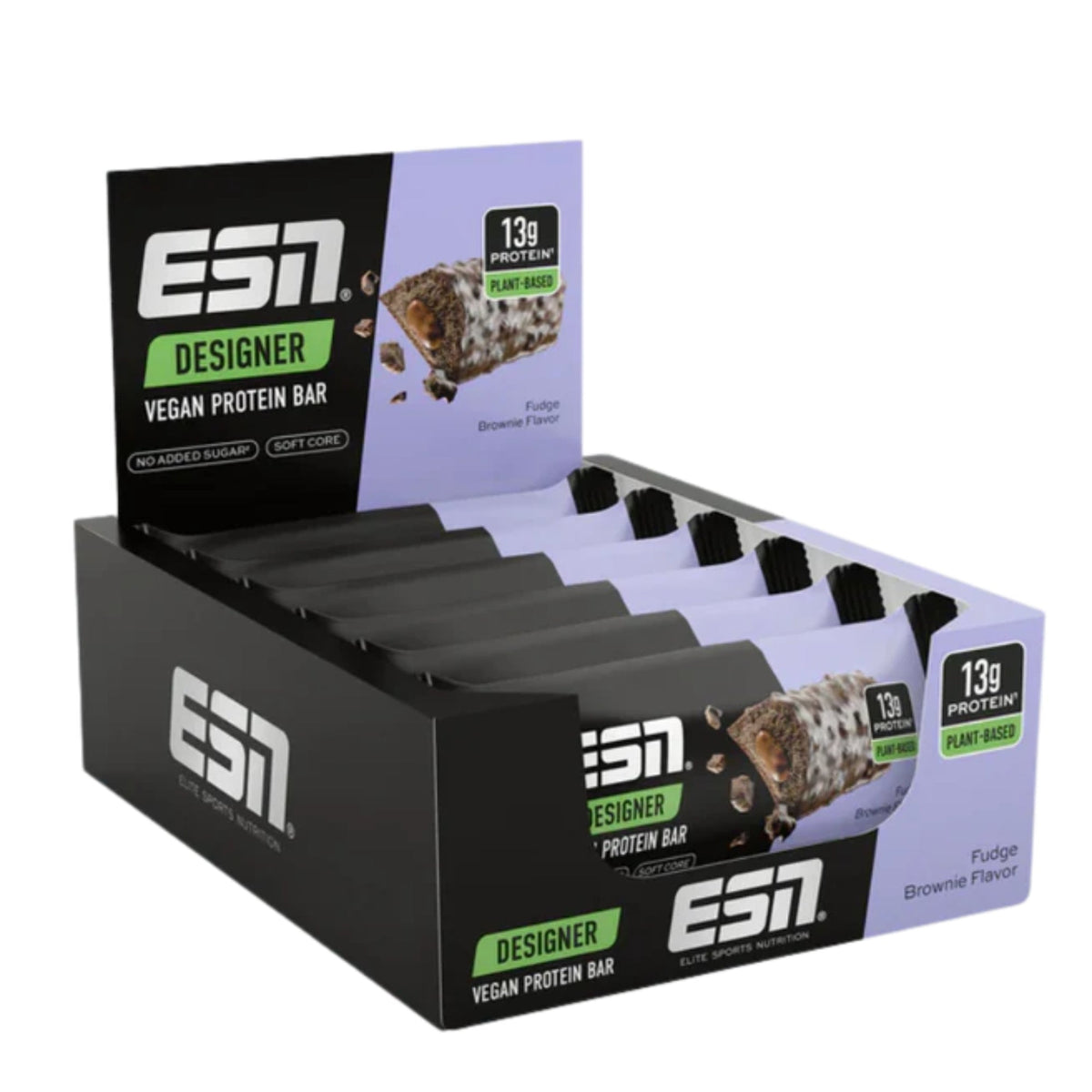 Designer Vegan Protein Bar | 12 x 55 g | ESN