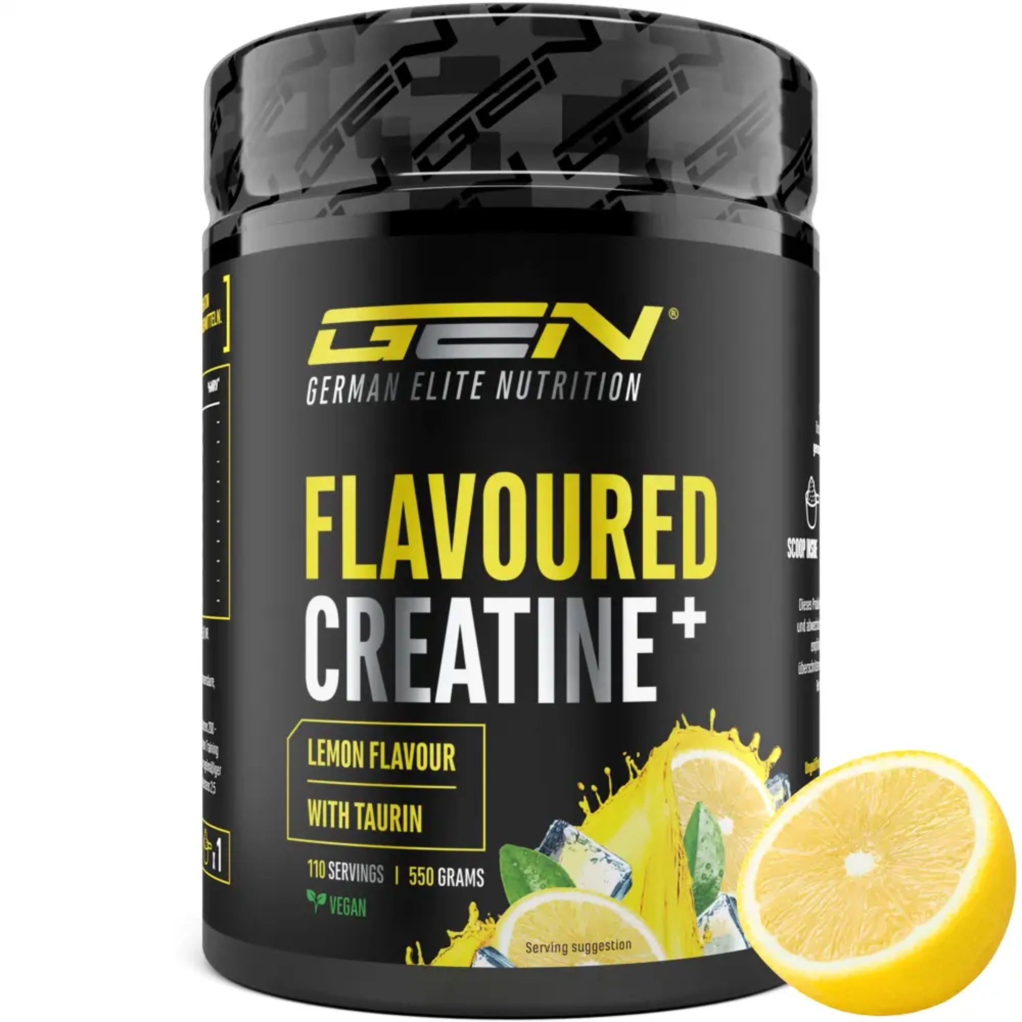 Créatine Aromatisée+ (Créatine Monohydrate & Taurine) | 550 g | German Elite Nutrition