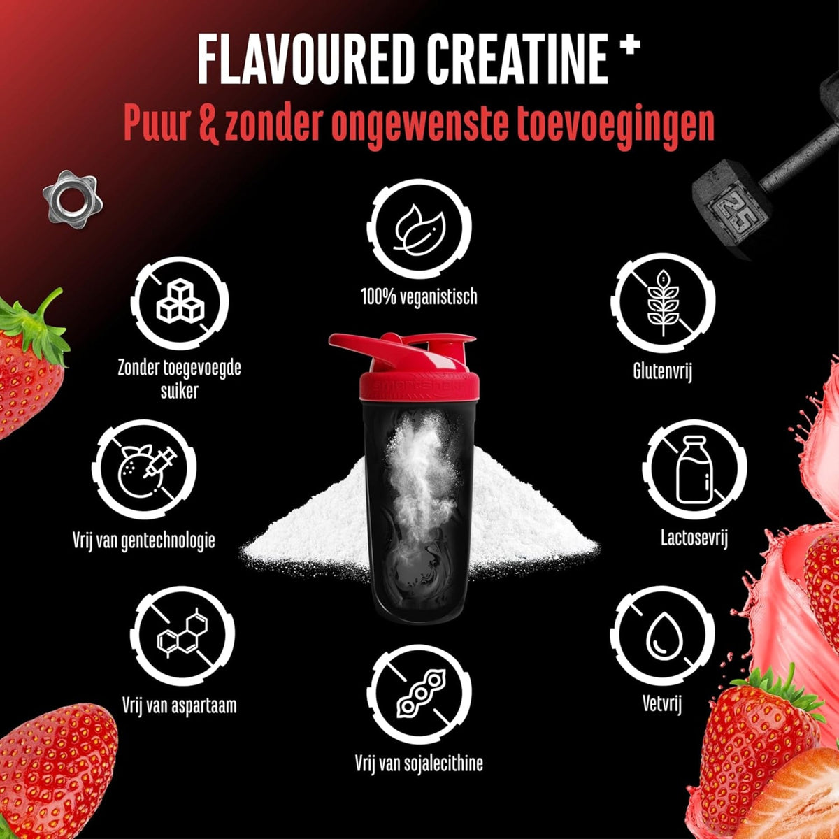 Créatine Aromatisée+ (Créatine Monohydrate & Taurine) | 550 g | German Elite Nutrition