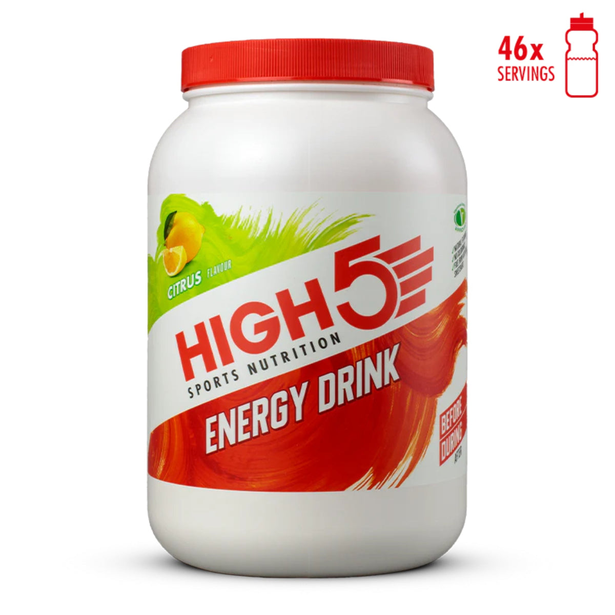 HIGH5 Energy Drink Citrus | poudre glucides-électrolytes