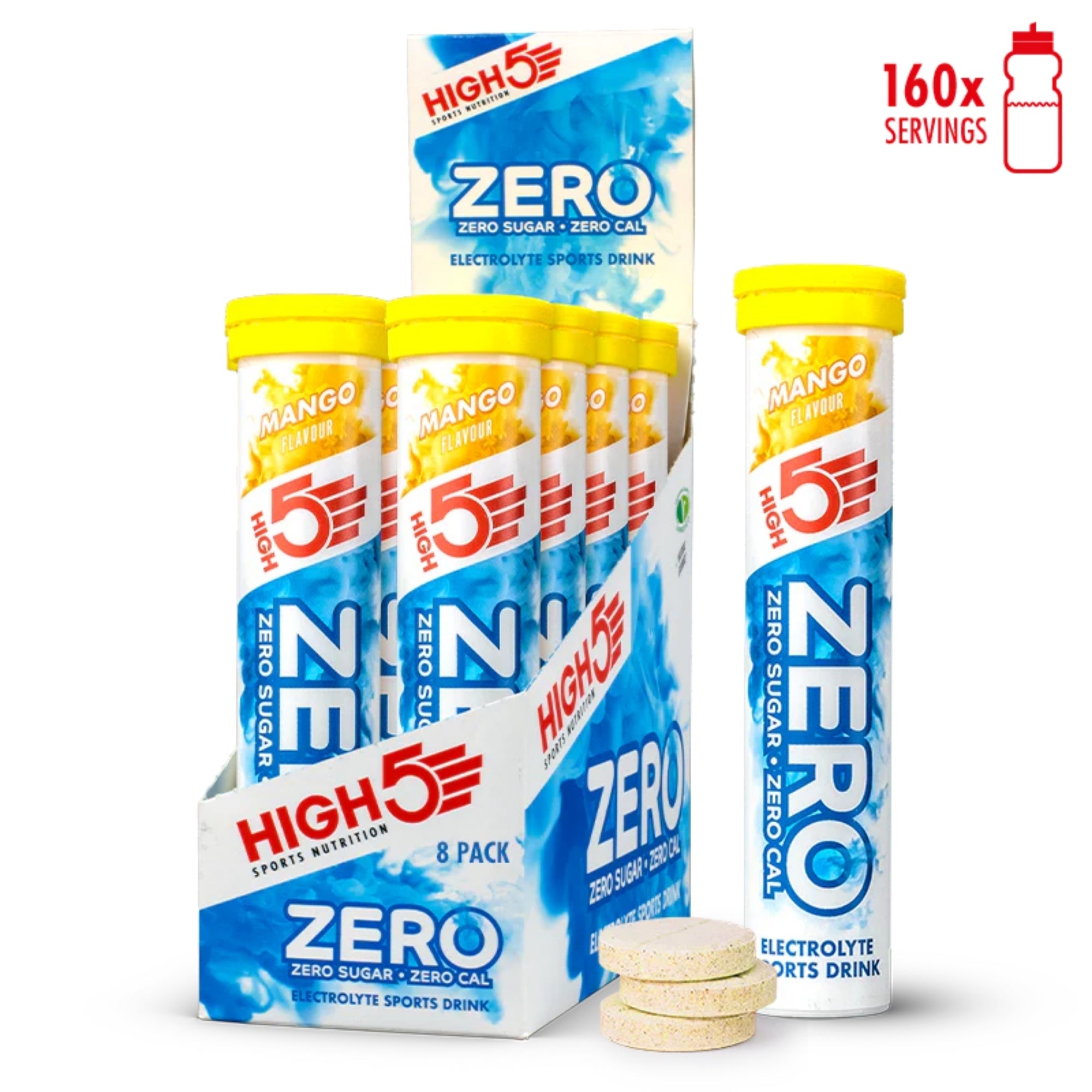 HIGH5 ZERO Mango | comprimés effervescents d'électrolytes