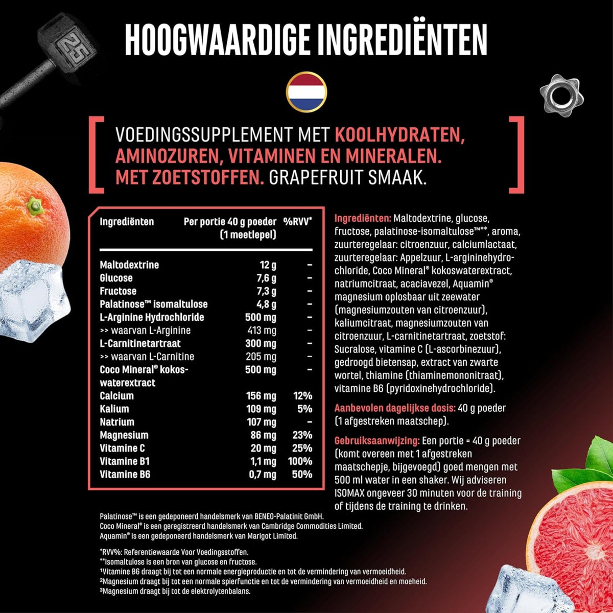 ISOMAX Endurance & Recovery Drink | 1000 g | German Elite Nutrition
