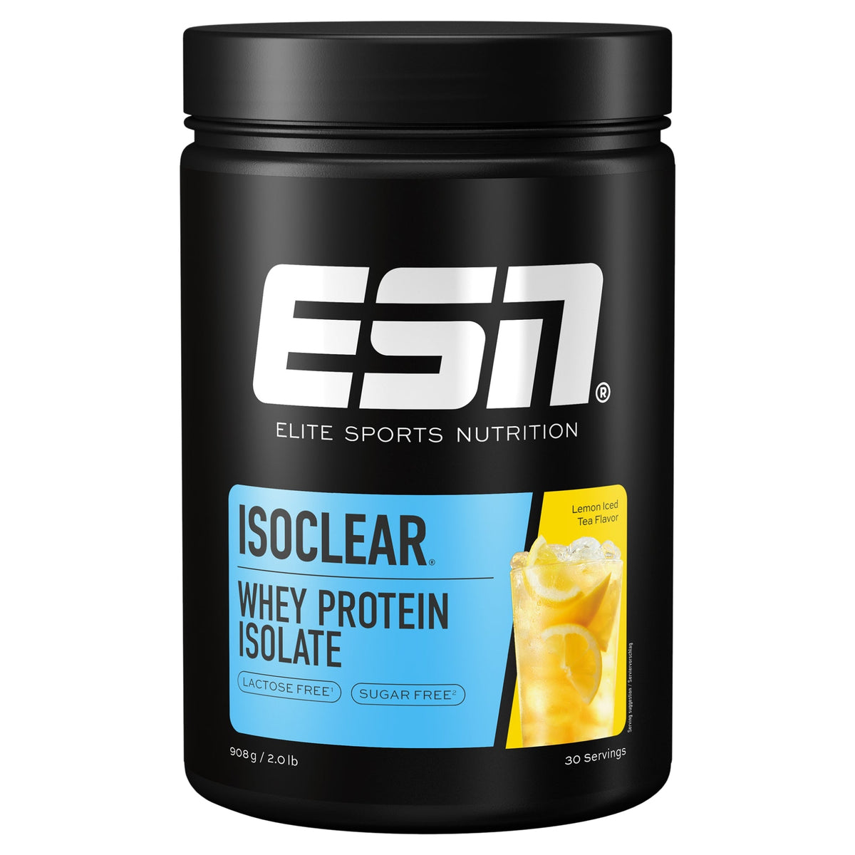 Isoclear Lemon Iced Tea | Limonade protéinée au whey isolate | ESN
