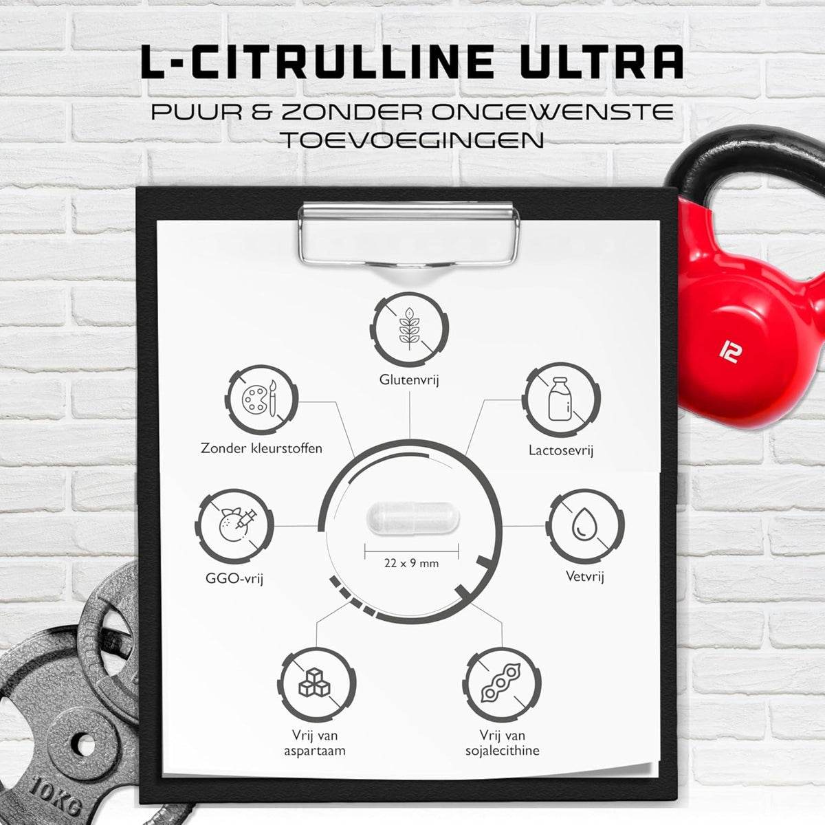 L-Citrulline Ultra Caps 6600mg | 365 gélules | German Elite Nutrition