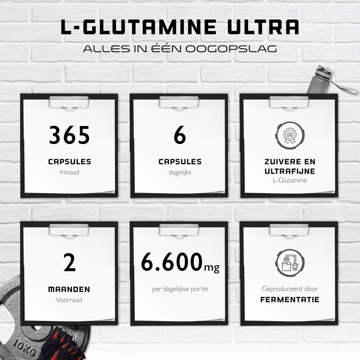 L-glutamine ultra gélules composition