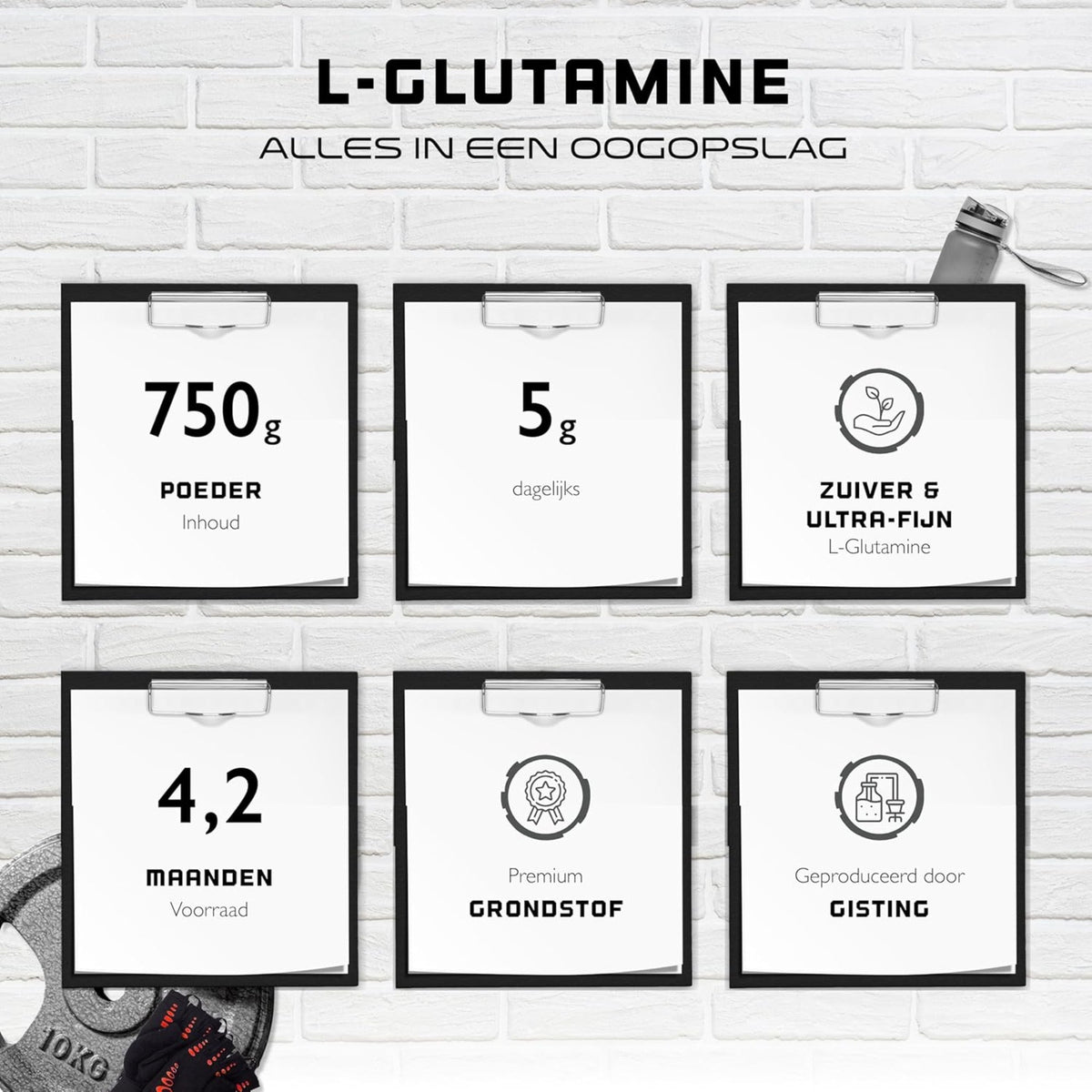 Composition L-glutamine poudre GEN