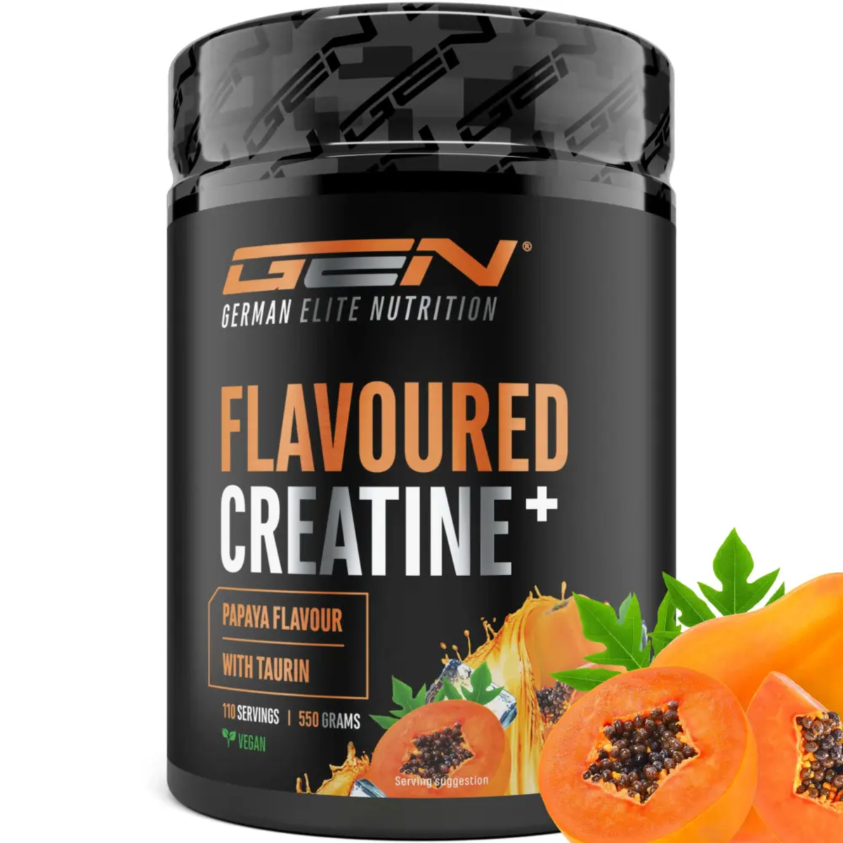 Créatine Aromatisée+ (Créatine Monohydrate & Taurine) | 550 g | German Elite Nutrition