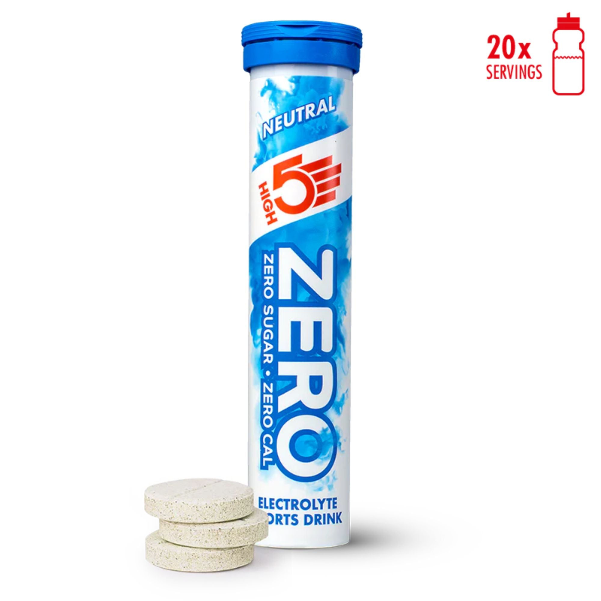 HIGH5 ZERO Neutral | comprimés effervescents d'électrolytes