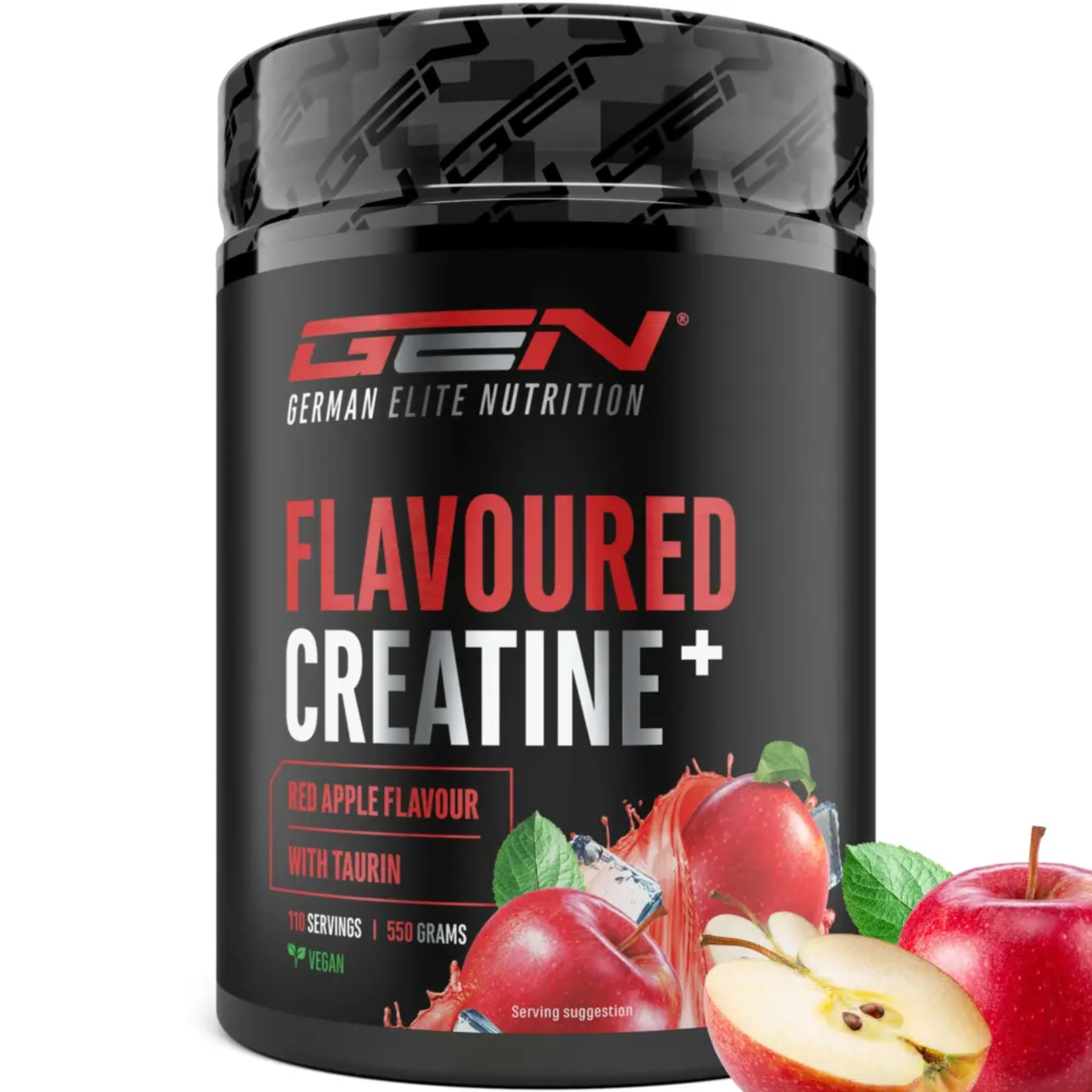 Créatine Aromatisée+ (Créatine Monohydrate & Taurine) | 550 g | German Elite Nutrition