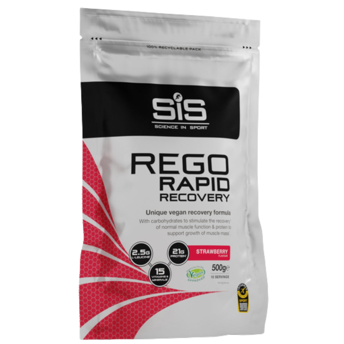 SiS REGO Rapid Recovery Fraise 500g #Contenance_500g