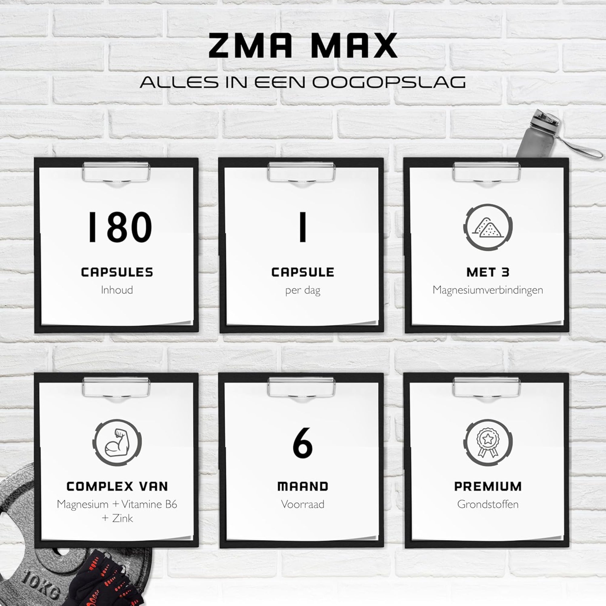 ZMA MAX GEN zinc magnésium et vitamine B6