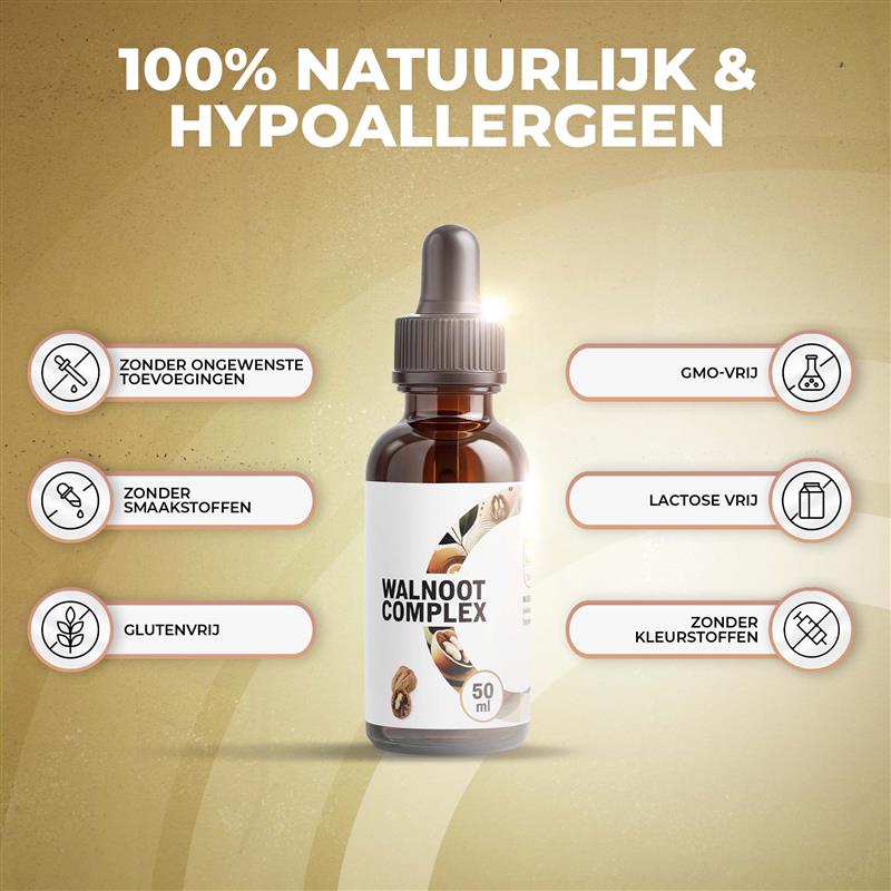 LUTO Complexe de Noix 100 % naturel et hypoallergénique - sans gluten sans lactose sans colorants