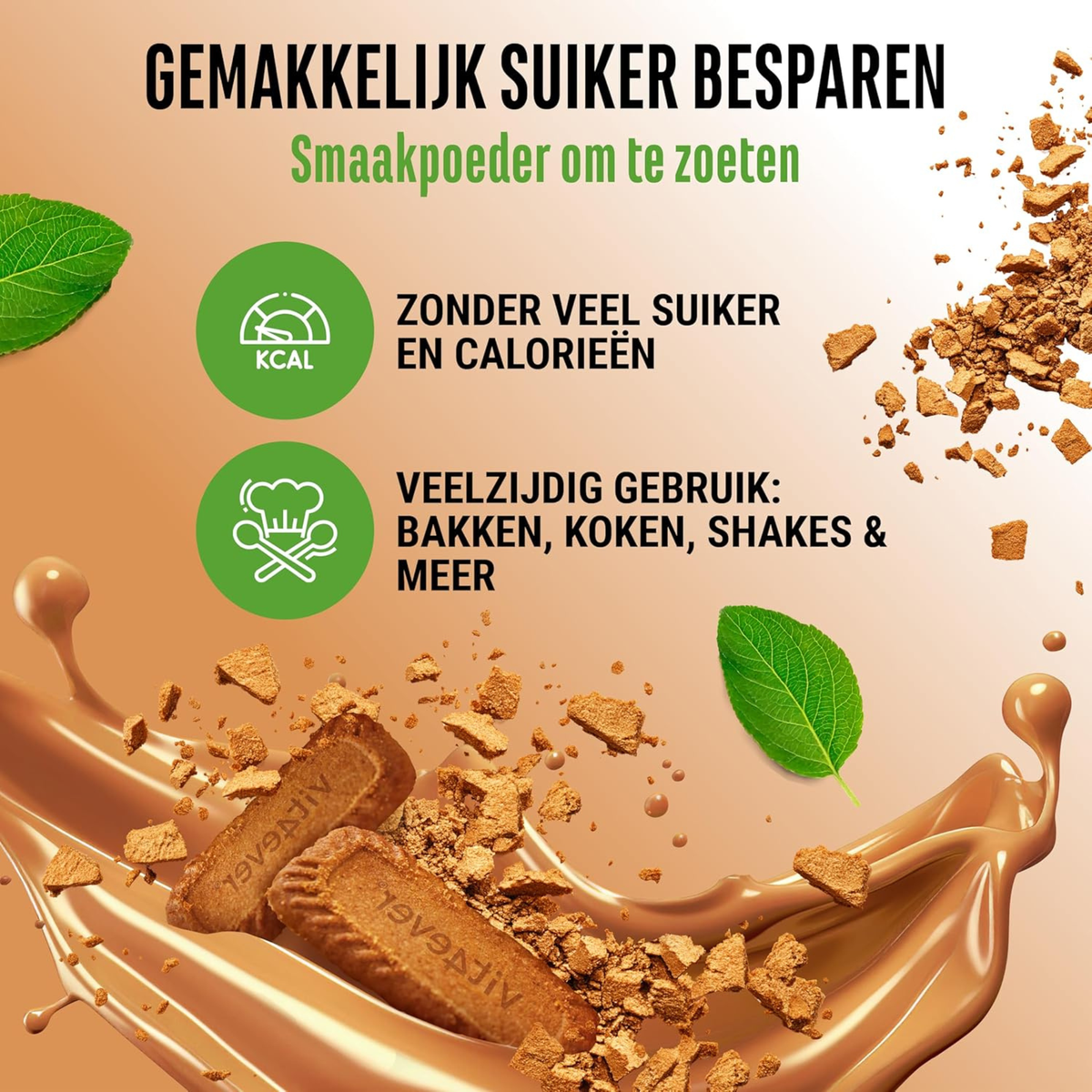 Vit4ever Flavor Craft poudre aromatisée spéculoos pour sucrer aliments et boissons