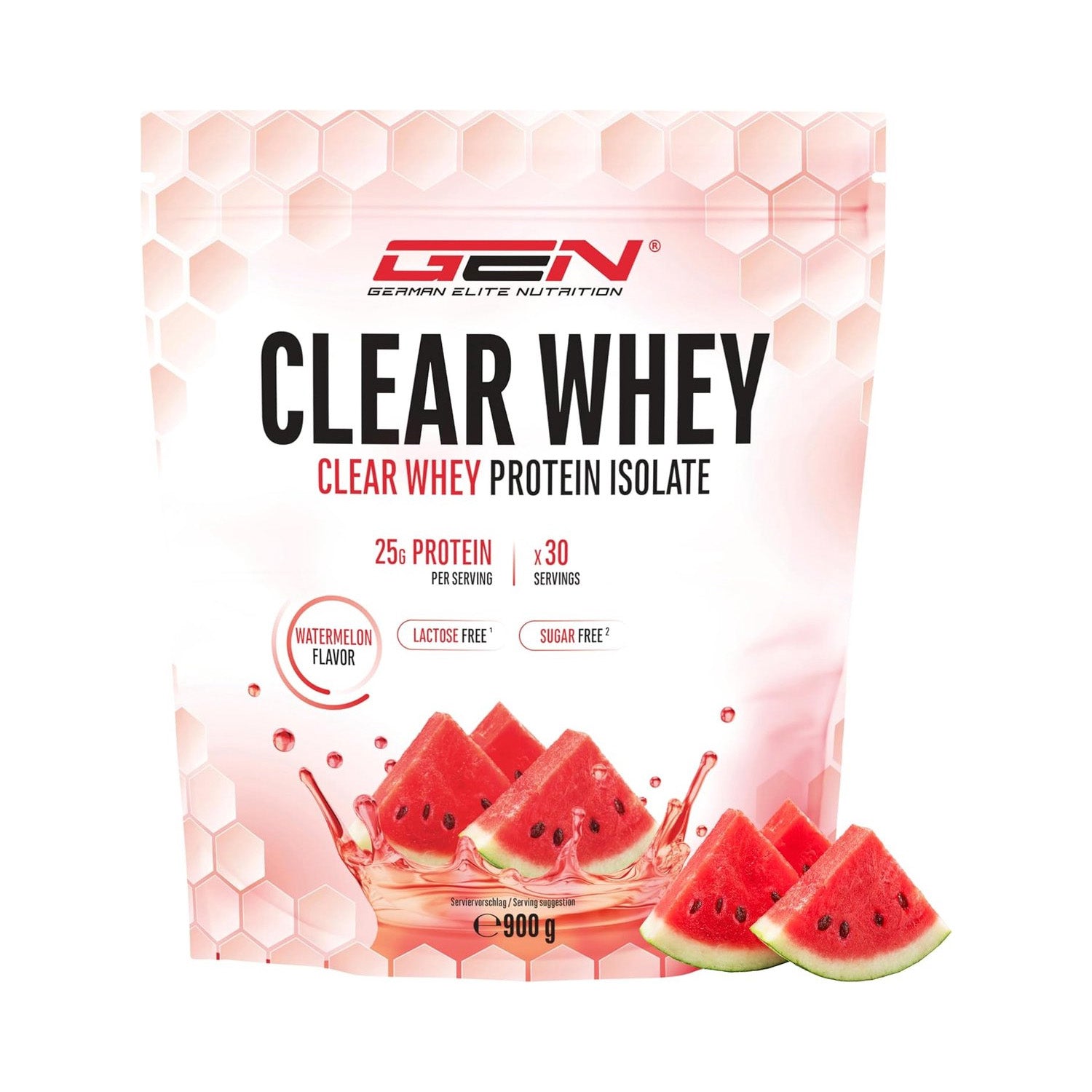 Clear Whey Protein Isolate 900g Pastèque - German Elite Nutrition