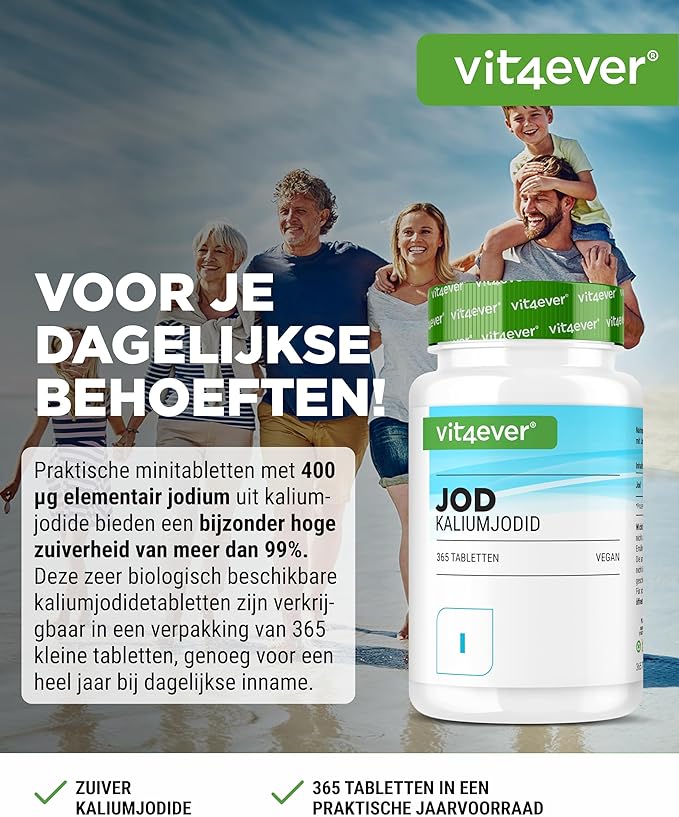 Vit4ever Iode 400 mcg - complément minéral sans ajouts inutiles