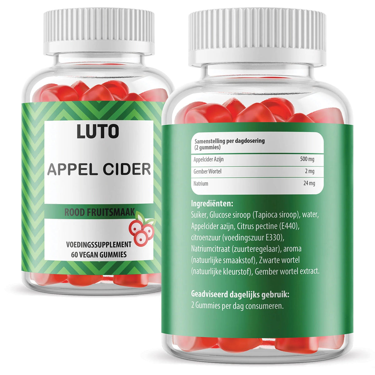 Étiquette Apple Cider LUTO Supplements
