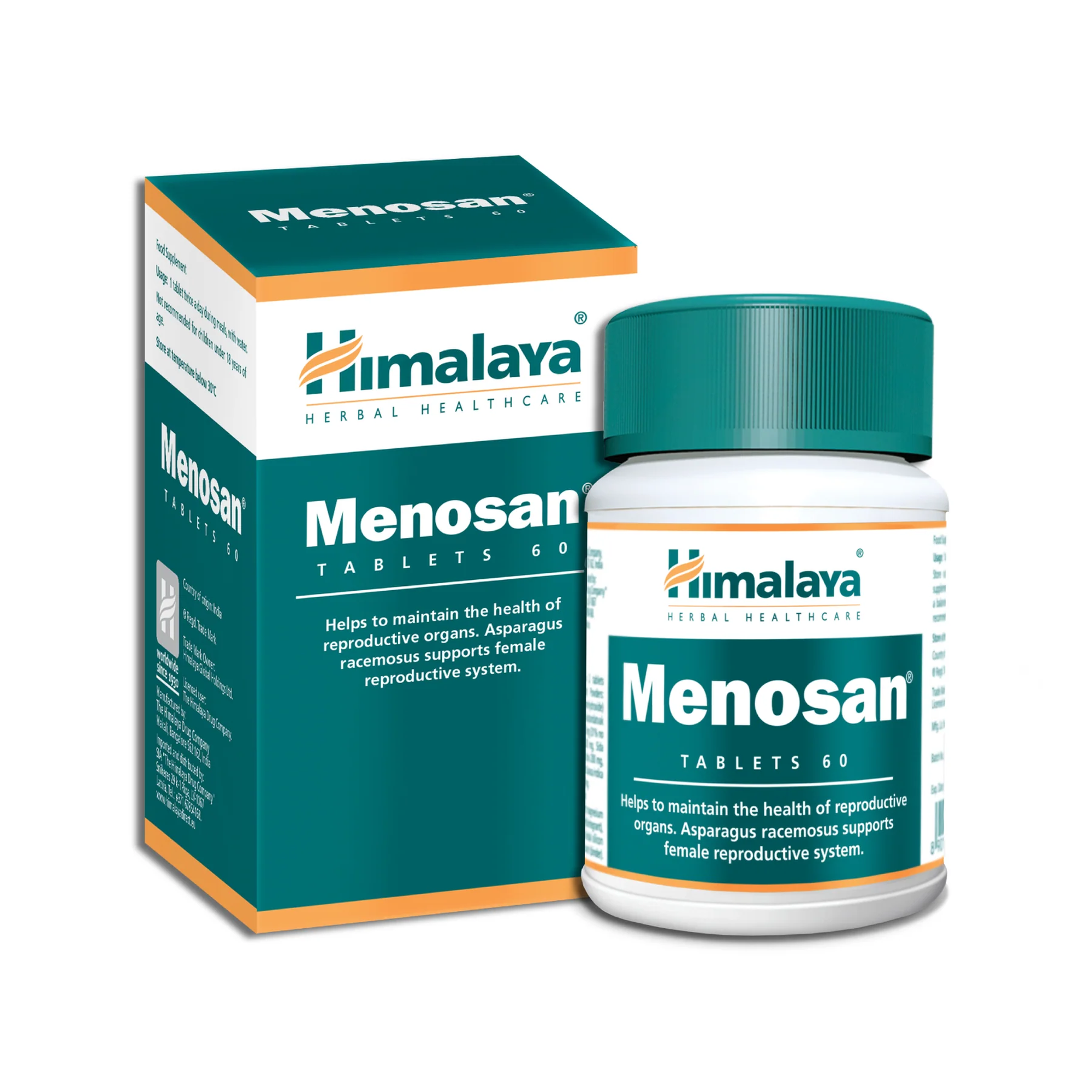 Himalaya Menosan boîte et flacon de 60 comprimés