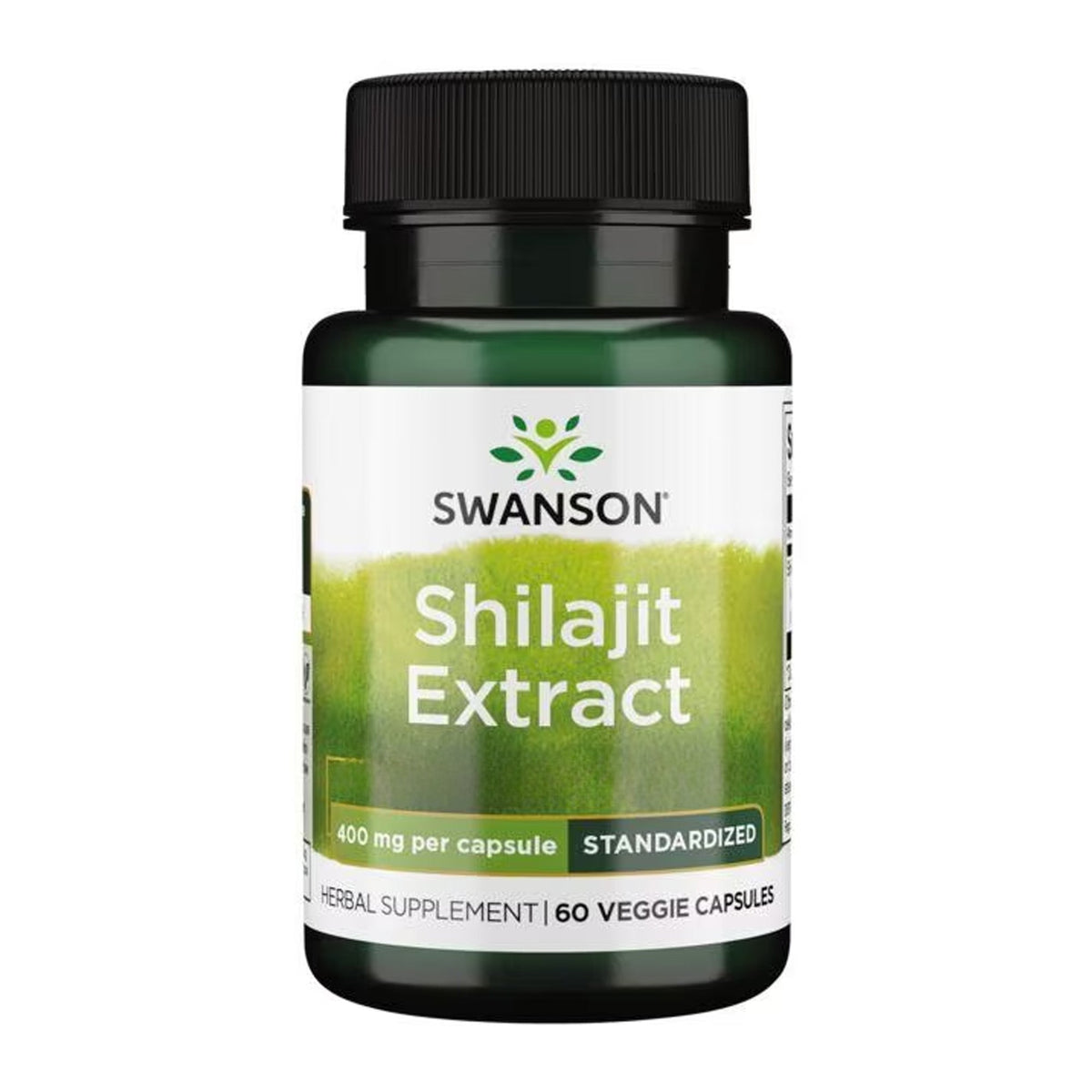 Swanson Extrait de Shilajit 400 mg 60 gélules - complément alimentaire