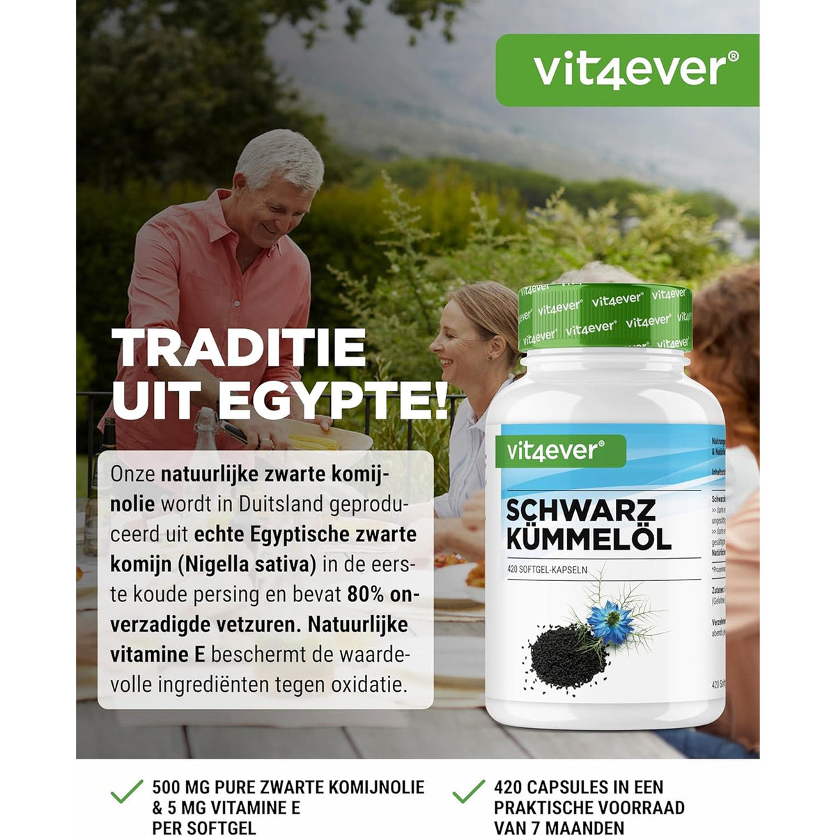 complément naturel à l'huile de cumin noir