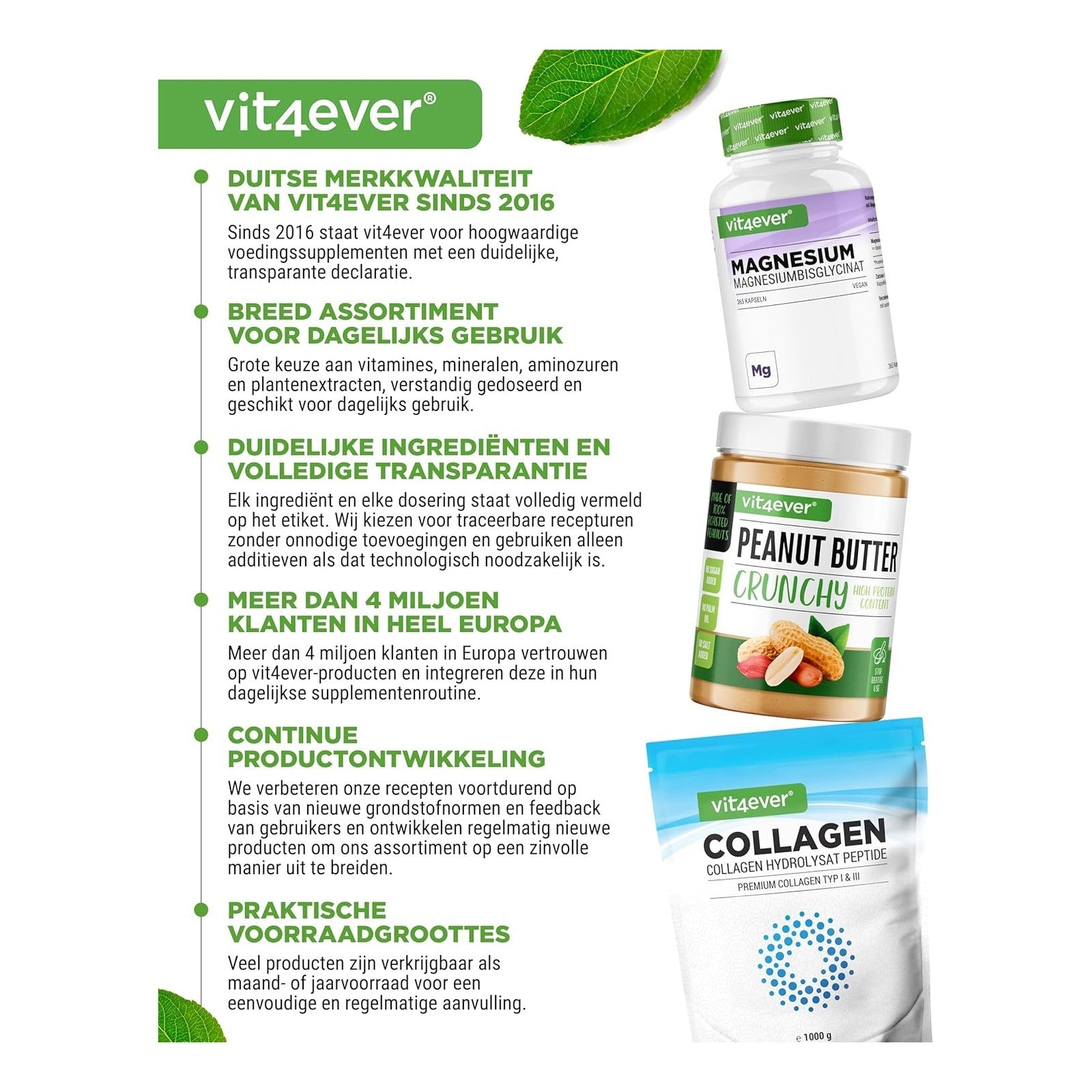 Vit4ever qualité de marque allemande compléments alimentaires depuis 2016