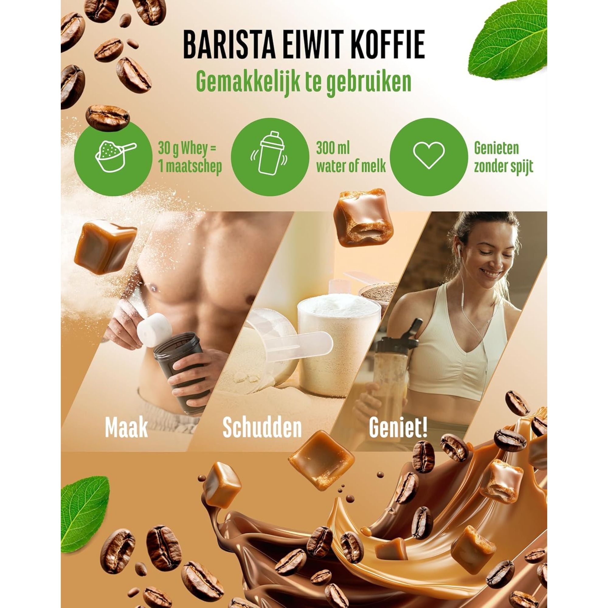 Barista Whey Caramel | 908 g | Vit4ever