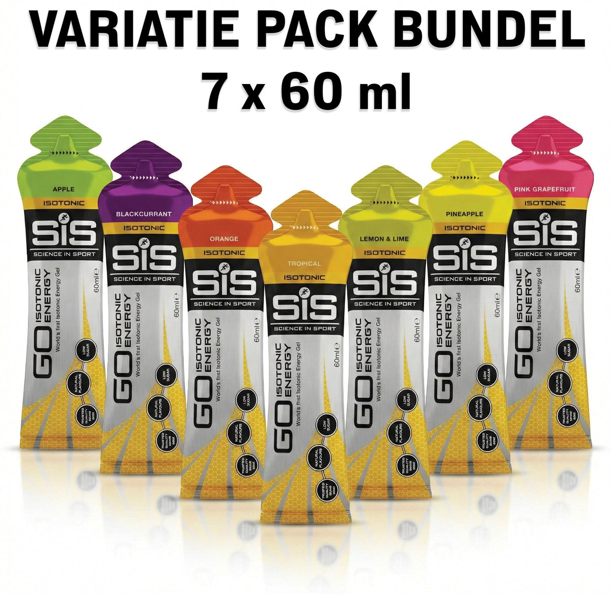 SiS GO Isotonic Energy Gel Variety Pack 7-pack