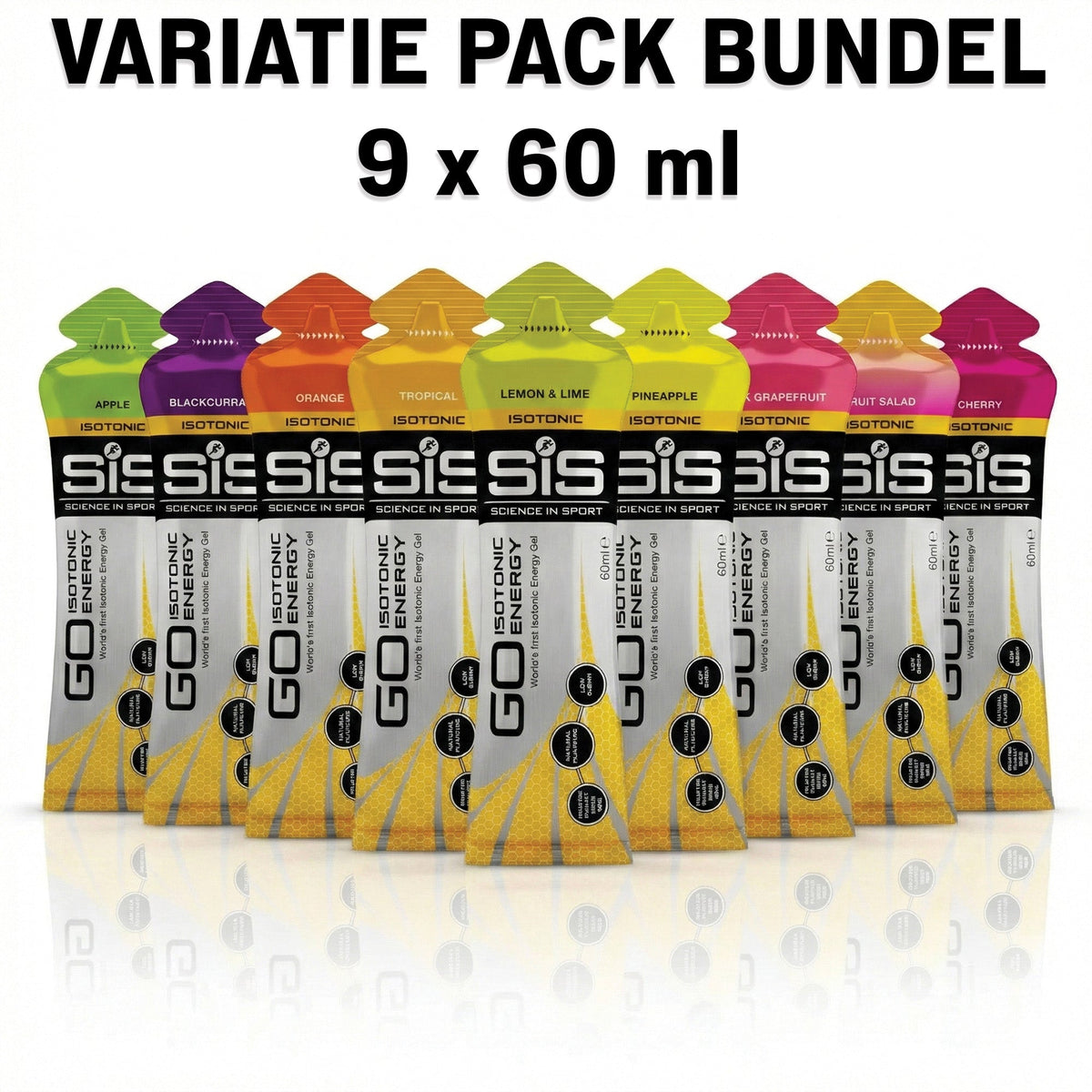 SiS GO Isotonic Energy Gel Variety Pack 9-pack