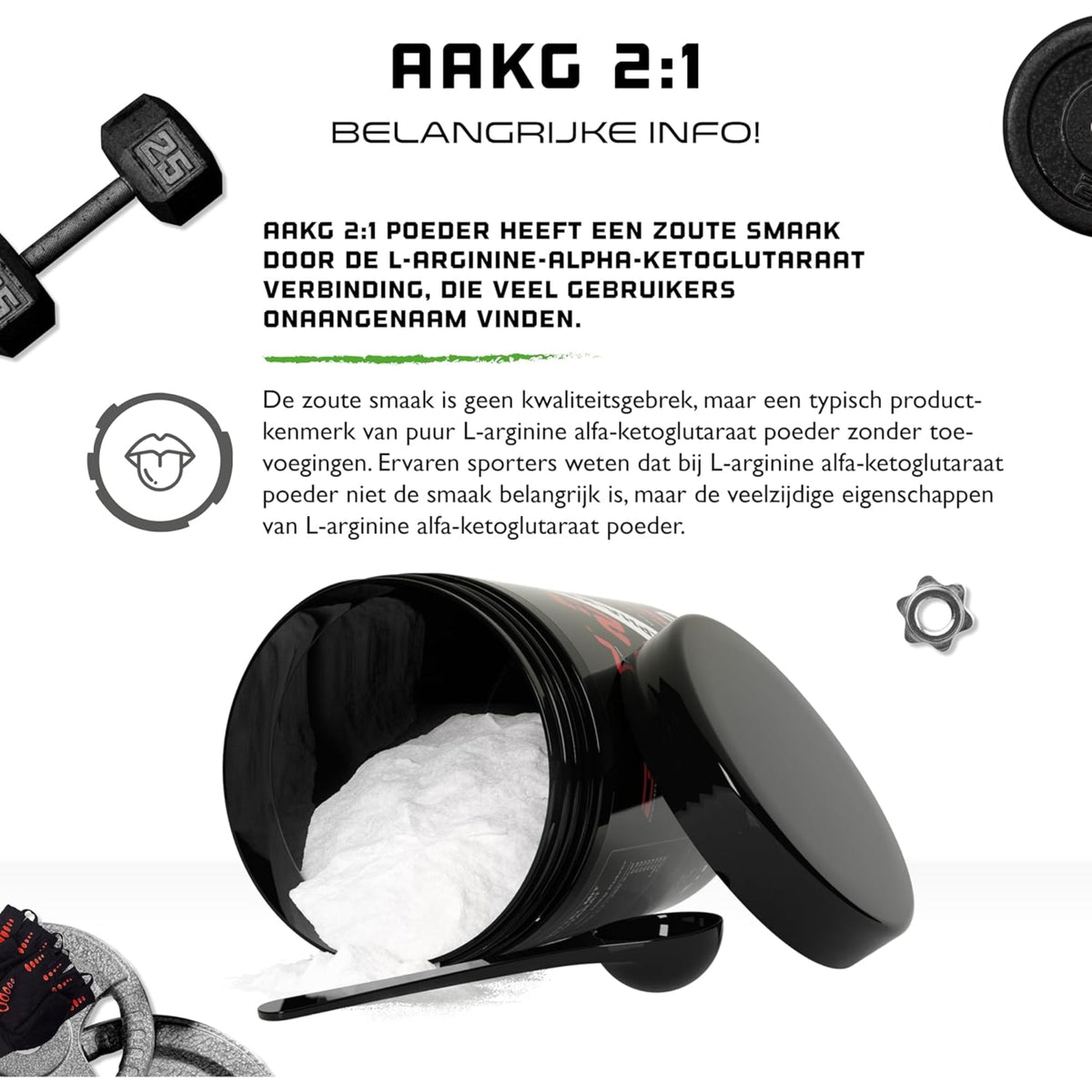 AAKG 2:1 poudre | 500 g | German Elite Nutrition