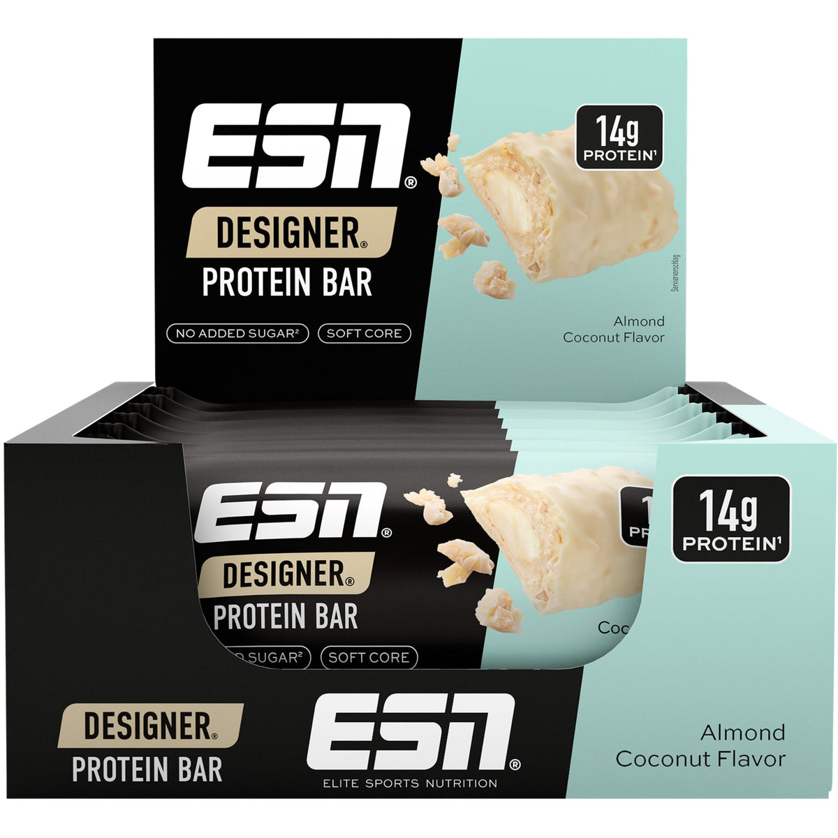 Designer Protéine Bar Almond Coconut | 12 x 45 g | ESN