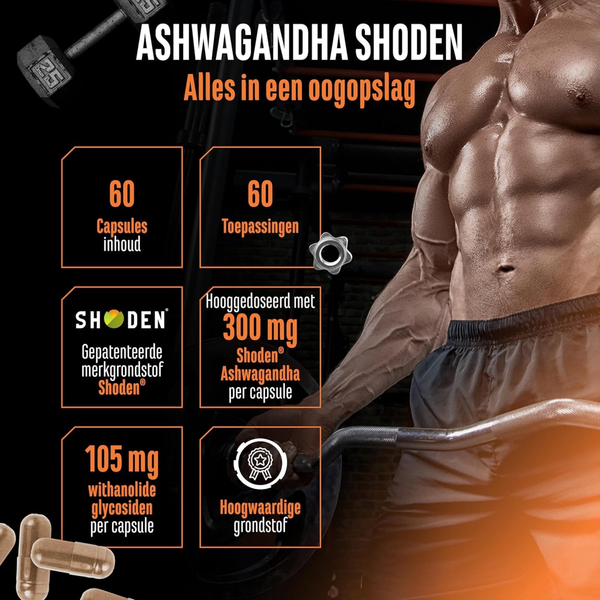 Ashwagandha Shoden 35% Withanolides | 60 Gélules | GEN