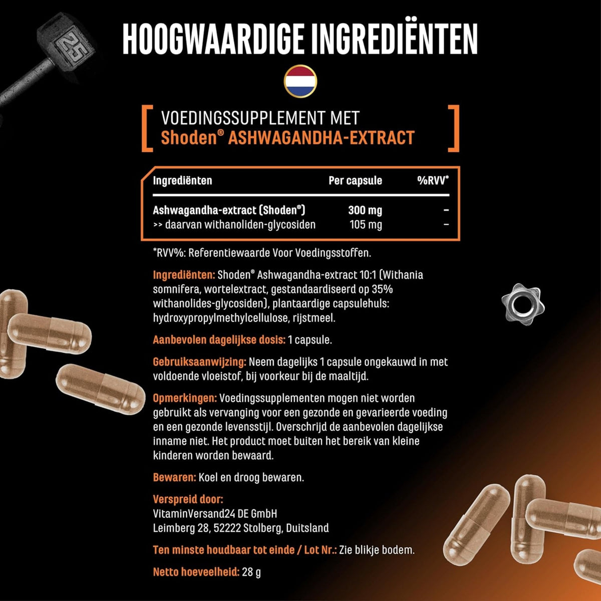 Ashwagandha Shoden 35% Withanolides | 60 Gélules | GEN