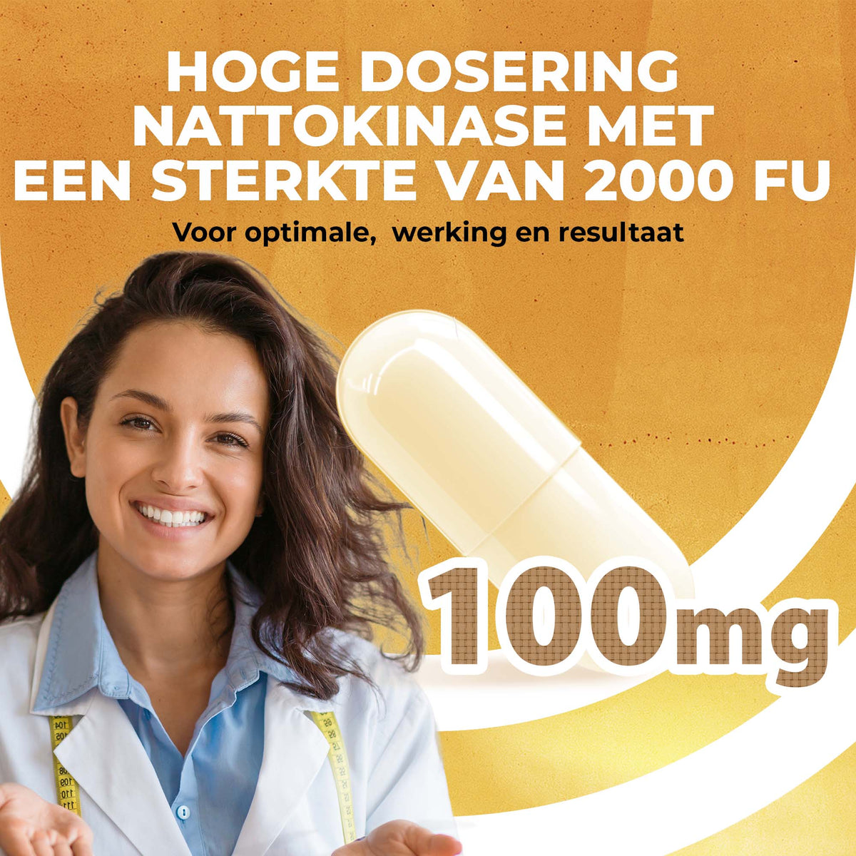 LUTO Nattokinase haute teneur avec 2000 FU - enzyme issue de fèves de soja fermentées