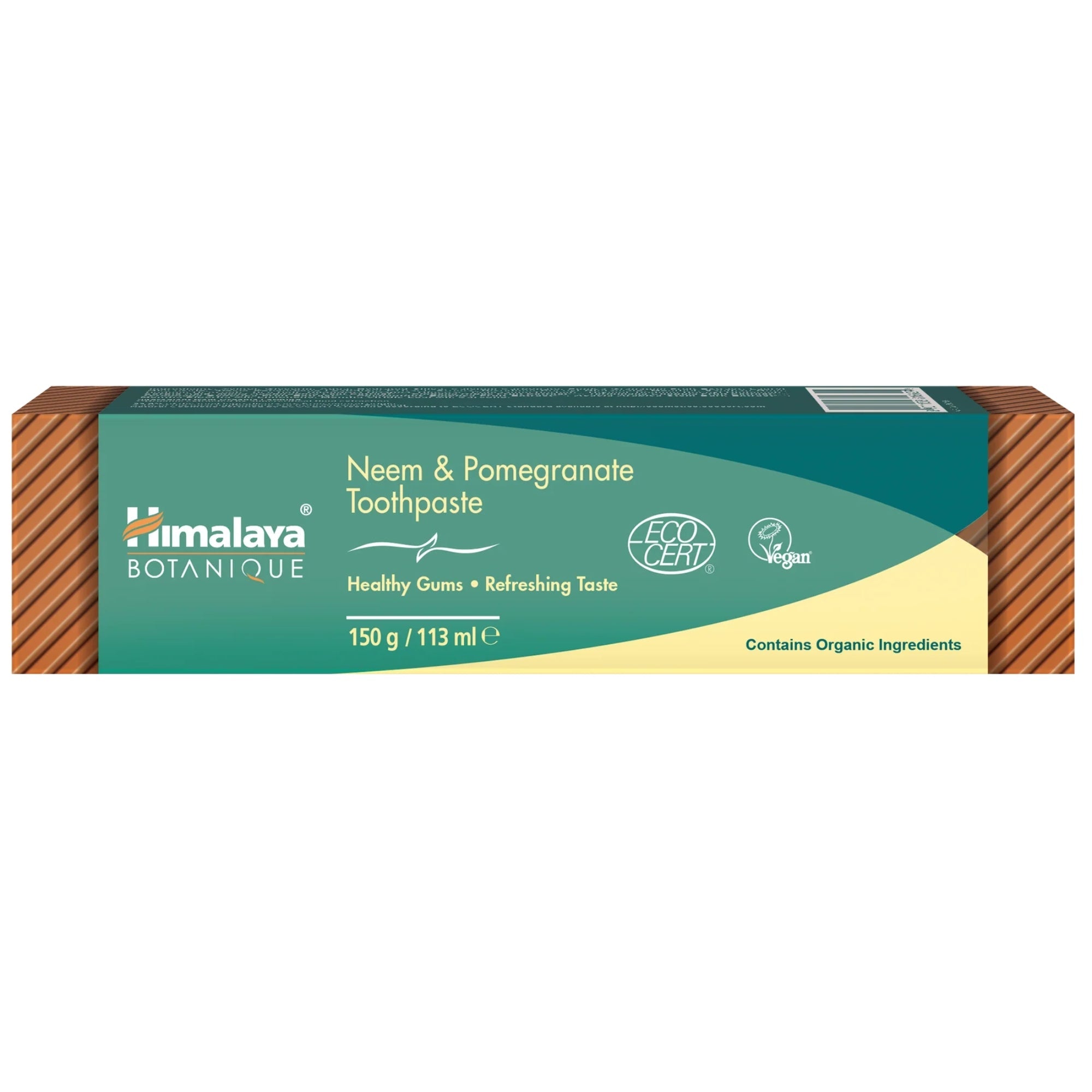 Himalaya Dentifrice Botanique Neem & Grenade - dentifrice ayurvédique végane sans fluor avec neem et grenade