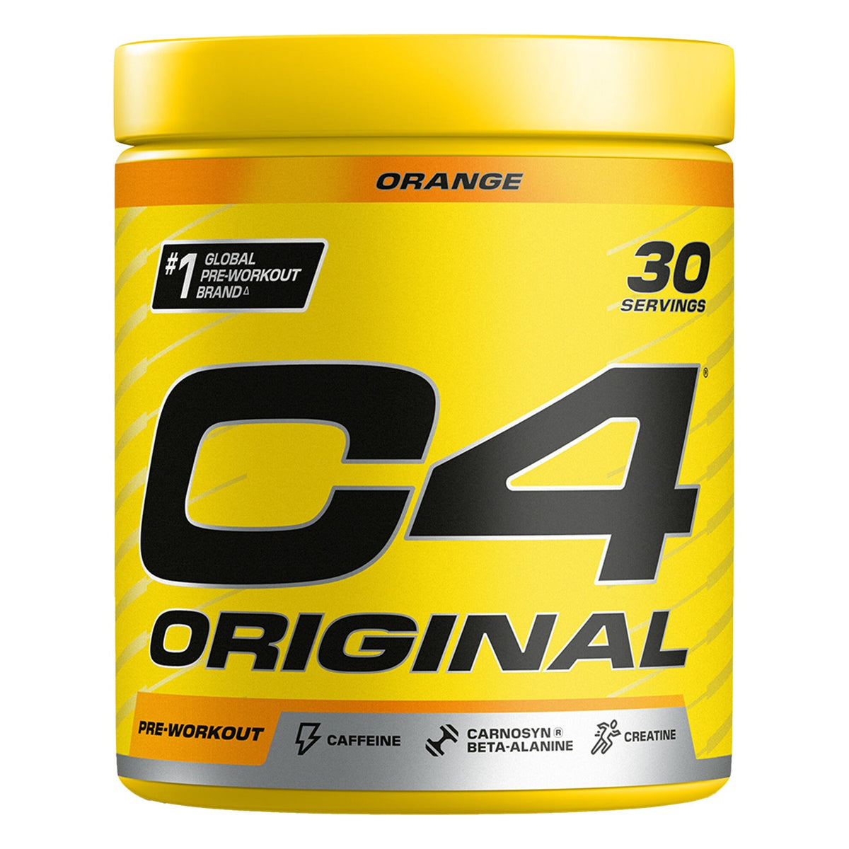 Pot Cellucor C4 Original pré-entraînement en poudre au goût orange (Orange), 198 grammes #Contenu_198 grammes