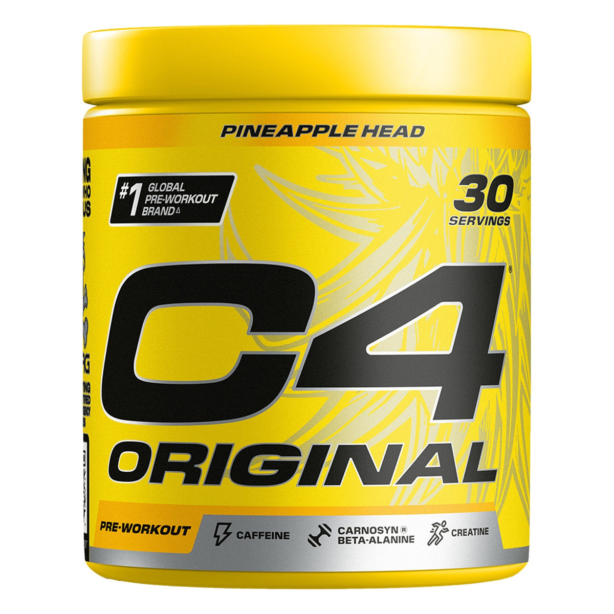 Pot Cellucor C4 Original pré-entraînement en poudre au goût ananas (Pineapple Head), 198 grammes #Contenu_198 grammes