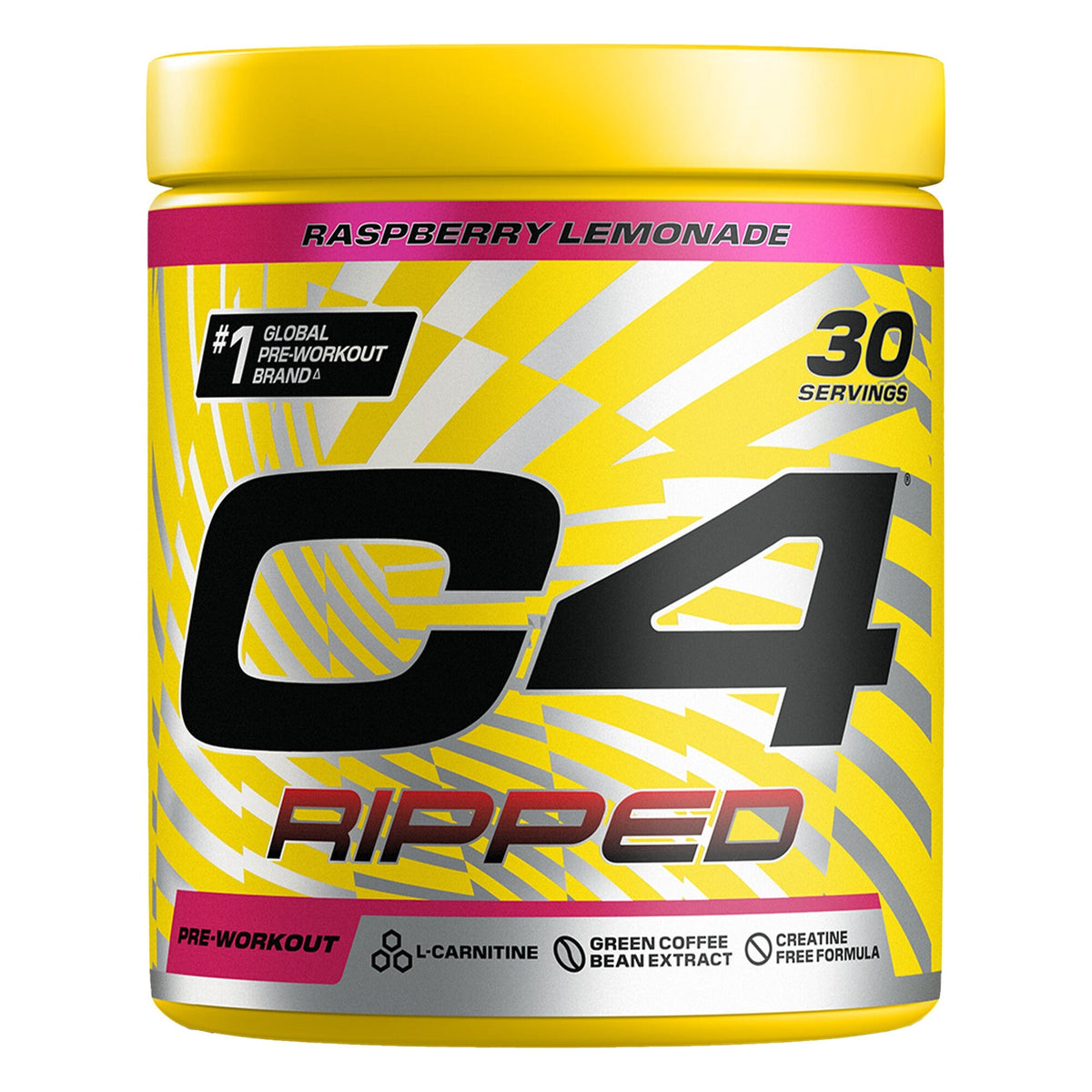 C4 Ripped Pre-Workout Raspberry Lemonade - 192 grammes - Cellucor