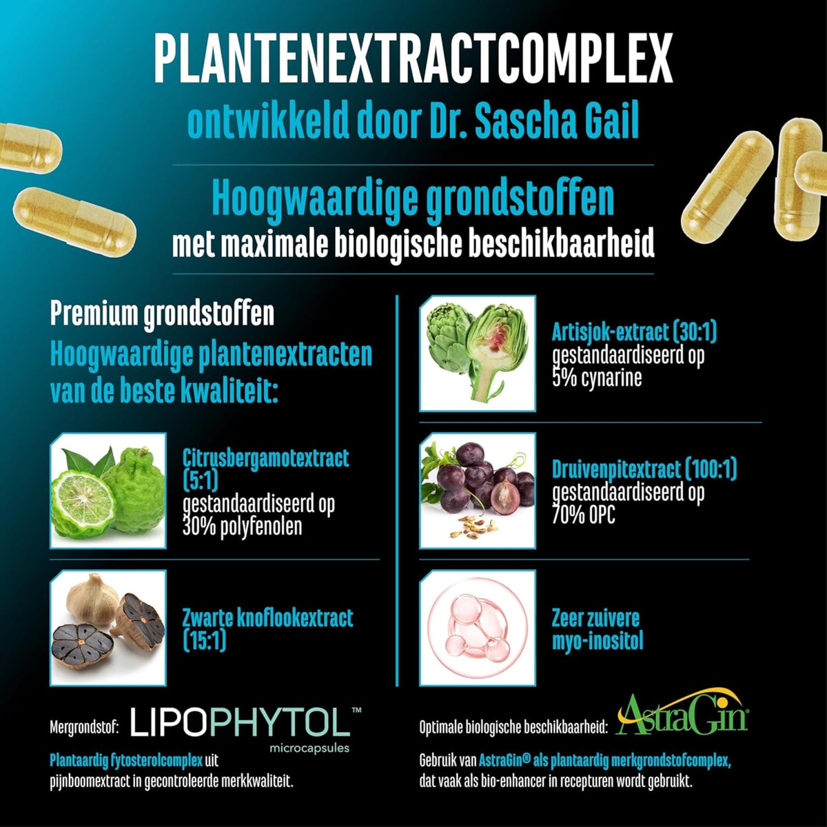 Cholesterol Control | 180 gélules | German Elite Nutrition