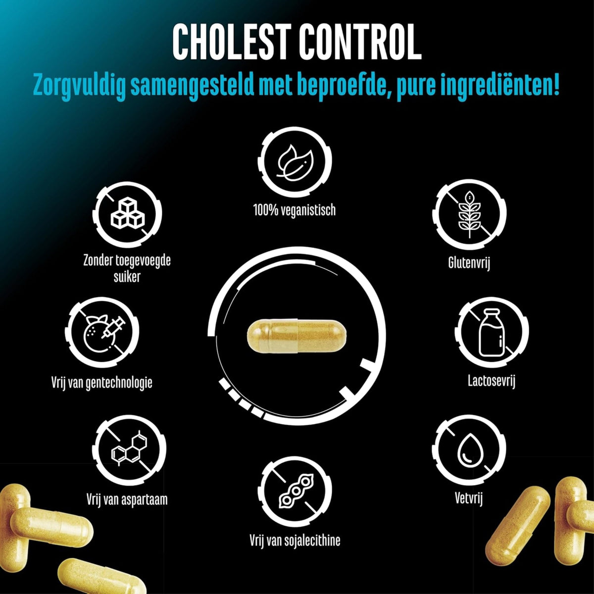 Cholesterol Control | 180 gélules | German Elite Nutrition