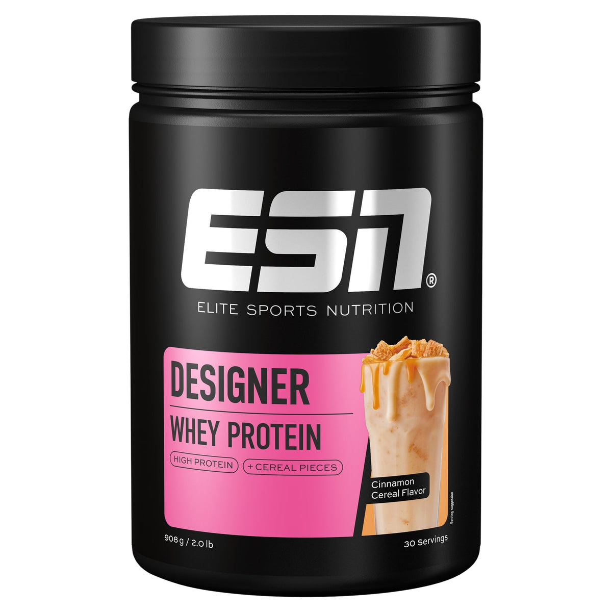 Designer Whey Protein Cinnamon Cereal | 908 g | ESN