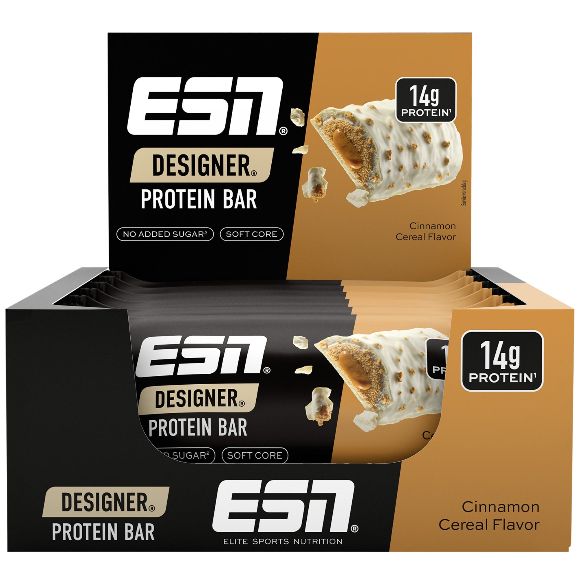 Designer Protéine Bar Cinnamon Cereal | 12 x 45 g | ESN