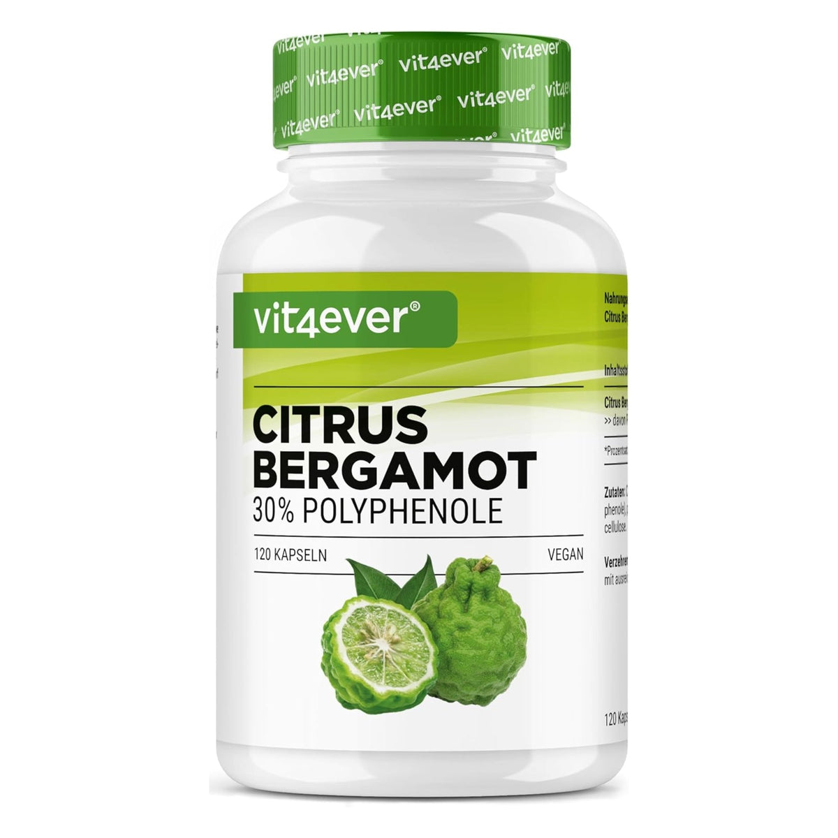 Vit4ever Extrait de Citrus Bergamot - complément à base de plantes | acheter en France