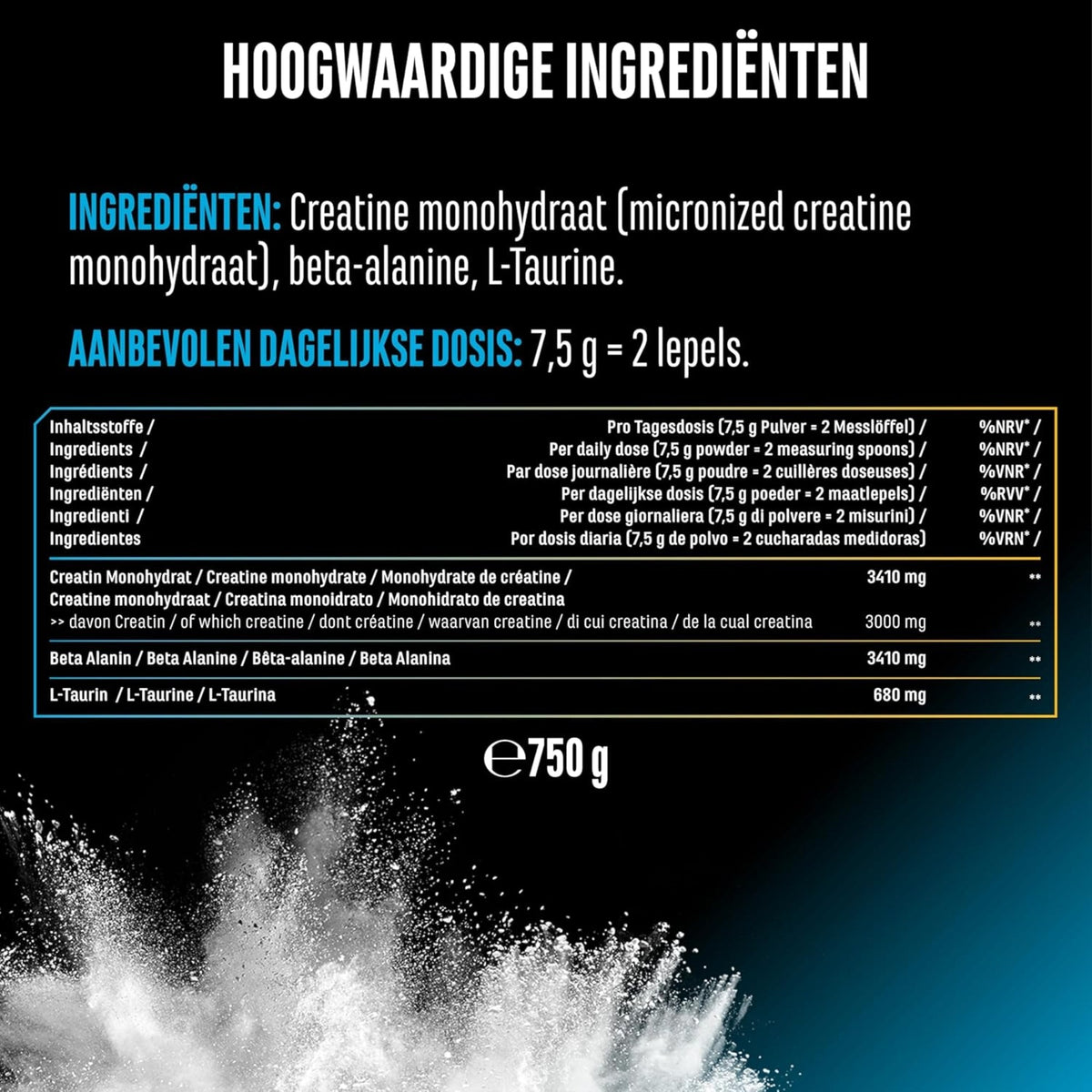 Creatine Beta-Alanine Stack | 750 g | German Elite Nutrition